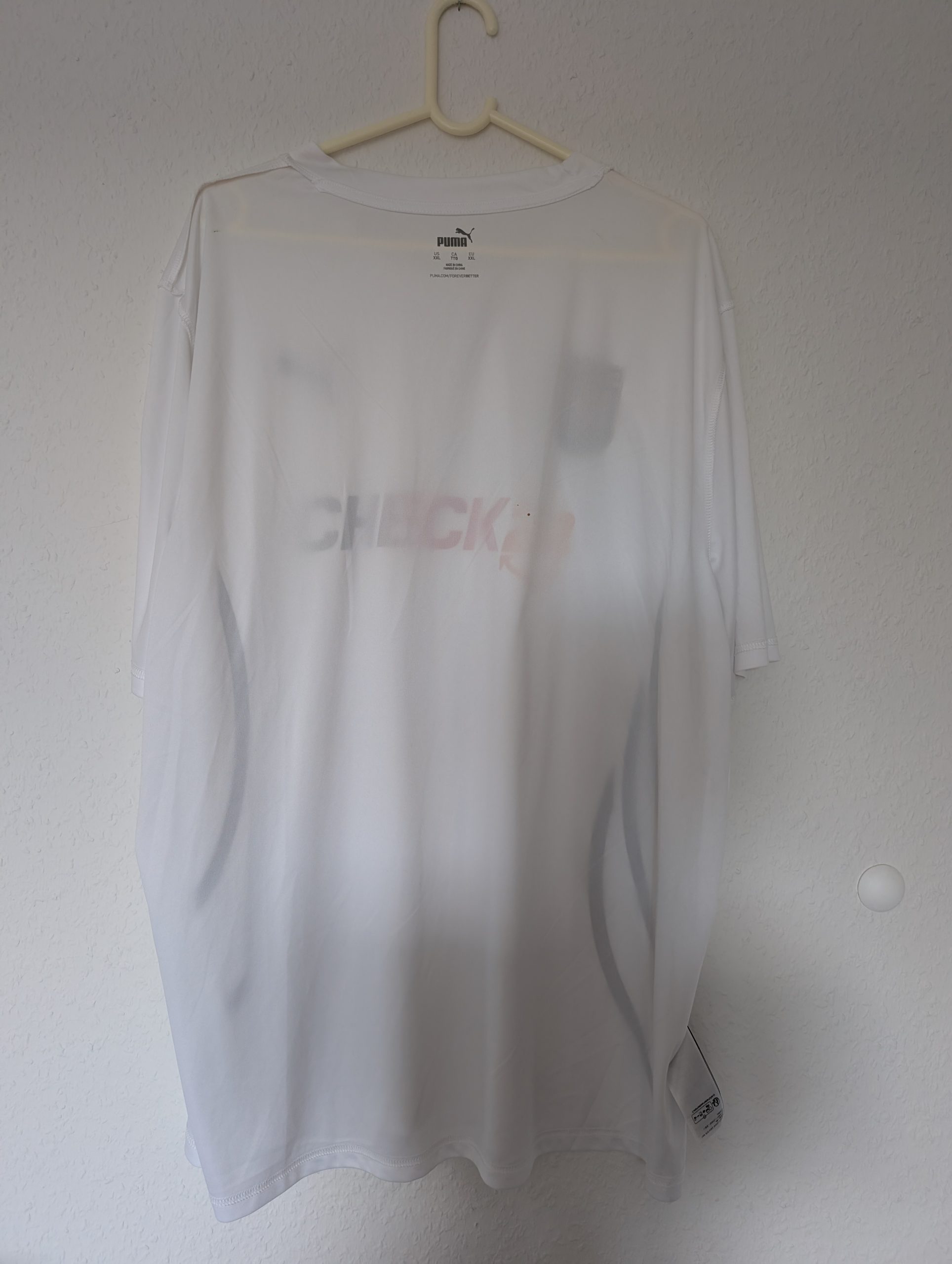 Puma White Germany Check24 XXL Football Jersey 3013 image 10