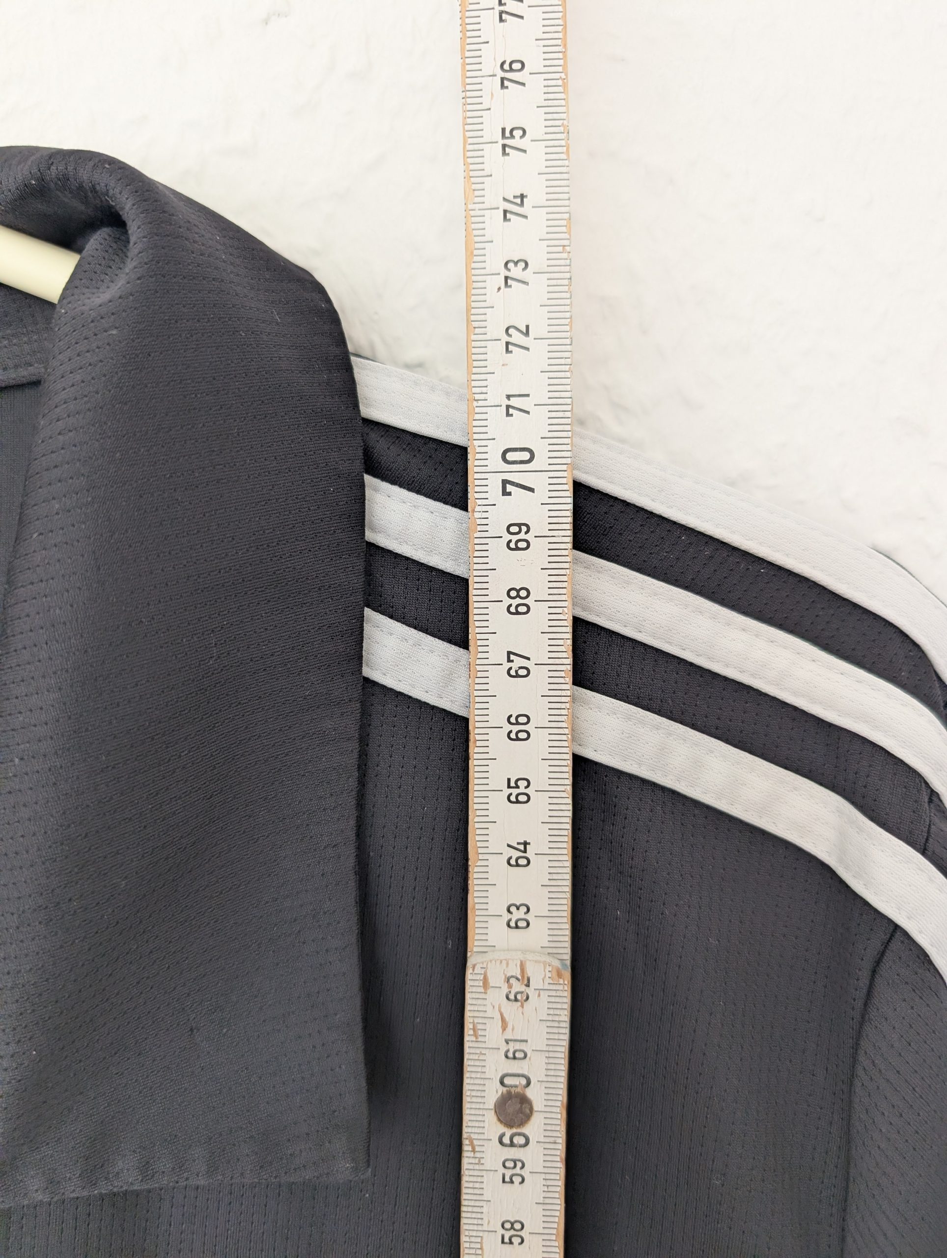 Adidas Black & White Polo Shirt Large Climalite 3015 image 6