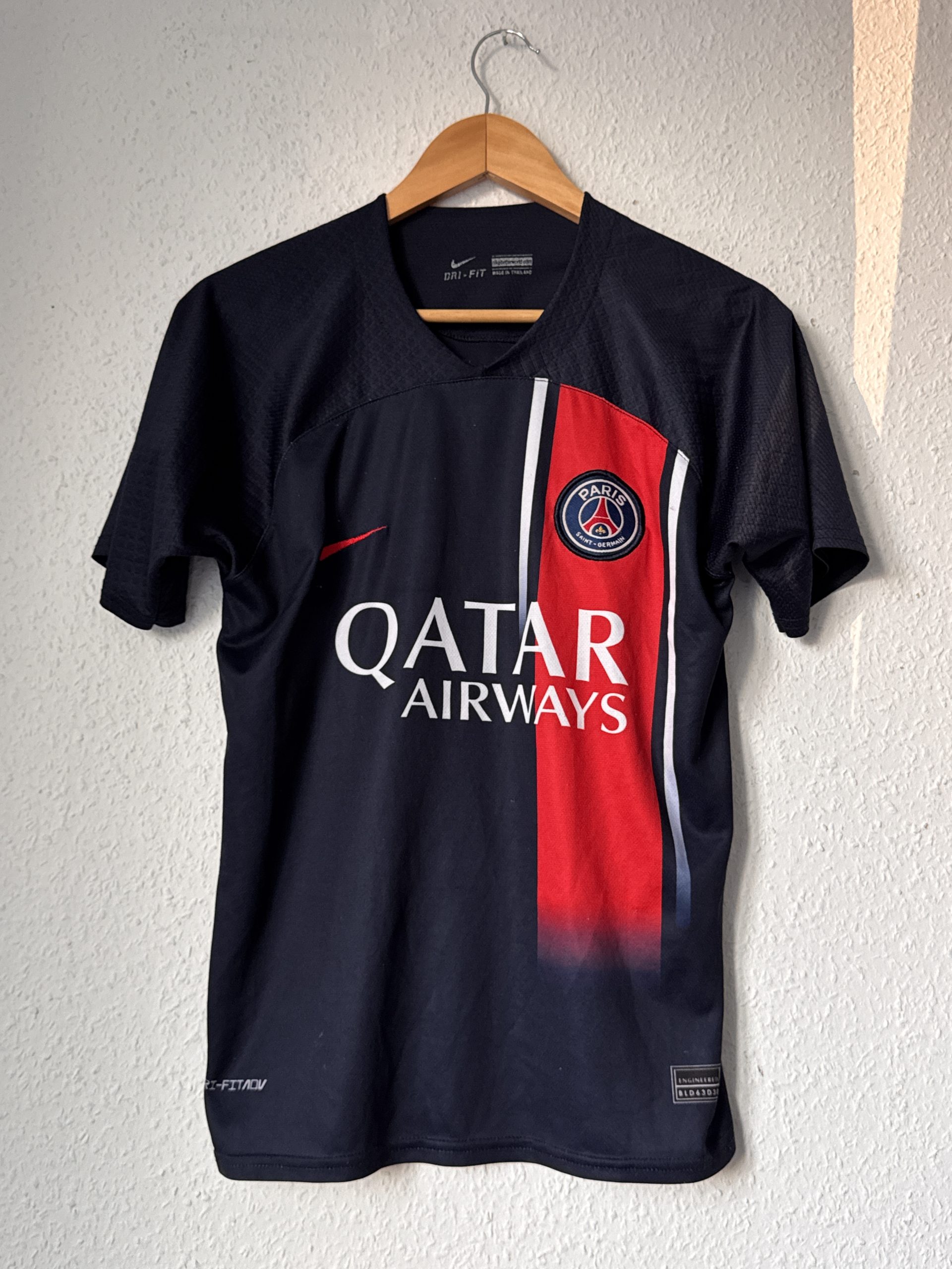 Nike Navy & Red Paris Saint-Germain Football Jersey Large 3028 image 2