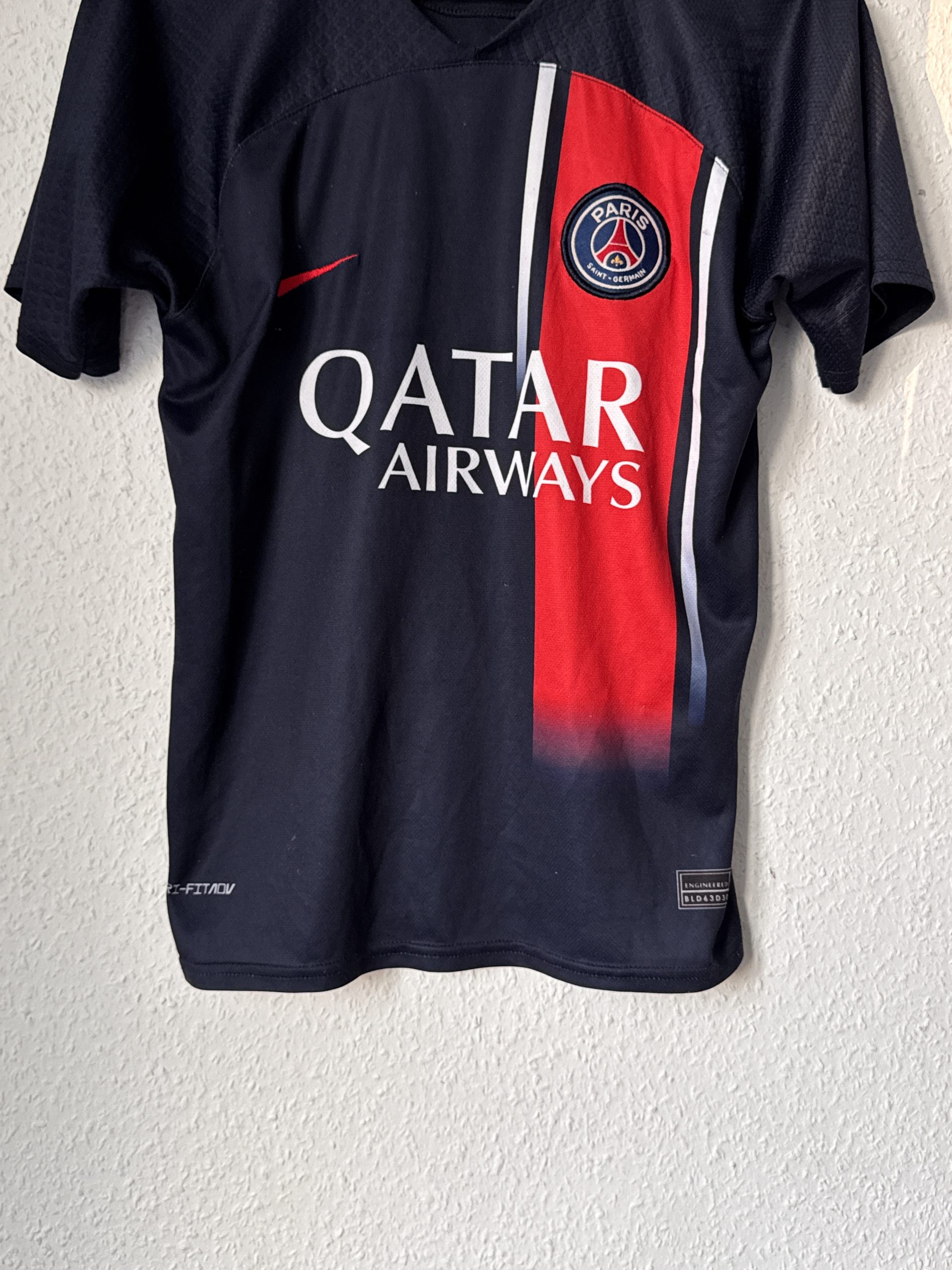 Nike Navy & Red Paris Saint-Germain Football Jersey Large 3028 image 4