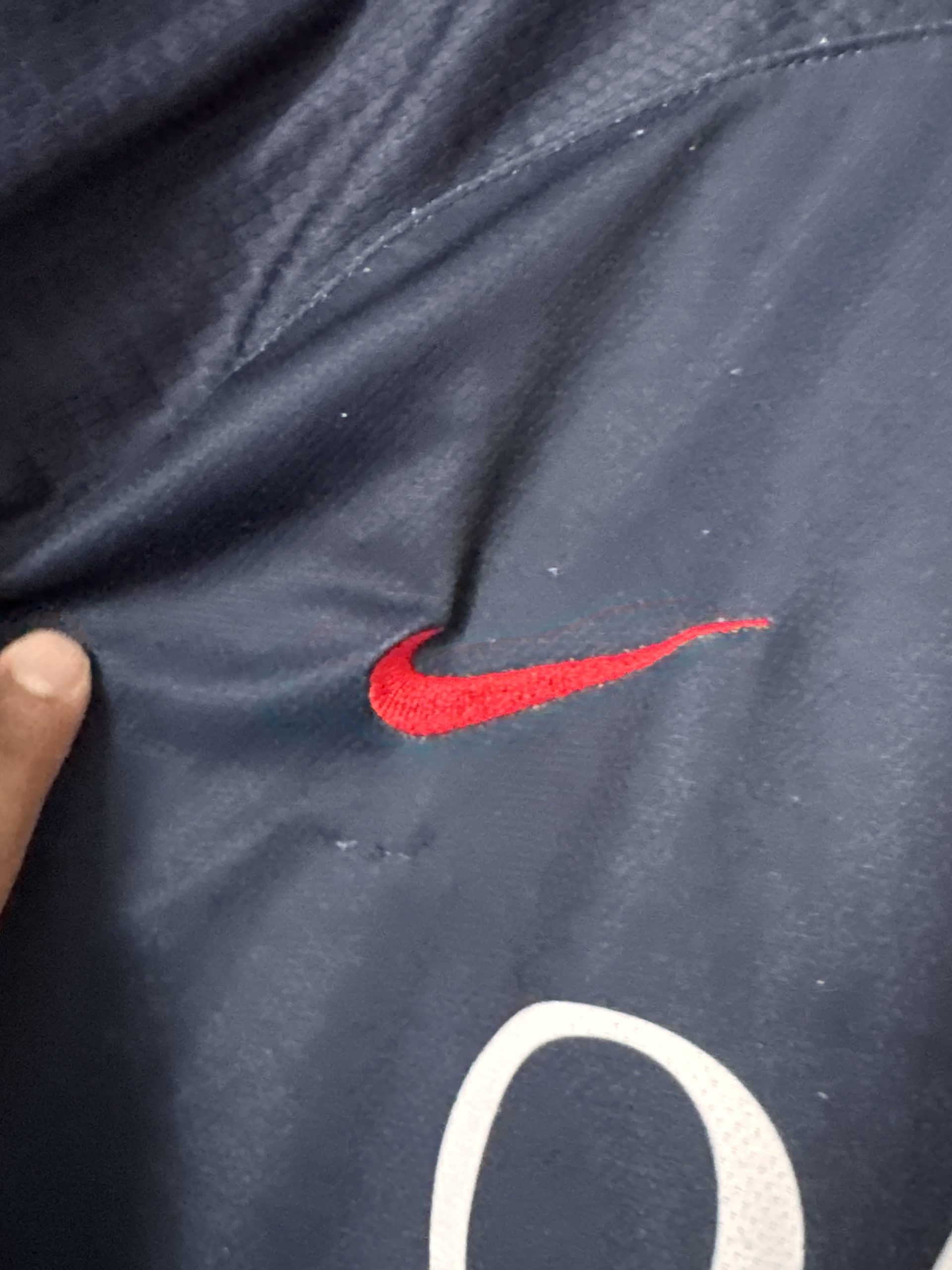 Nike Navy & Red Paris Saint-Germain Football Jersey Large 3028 image 8