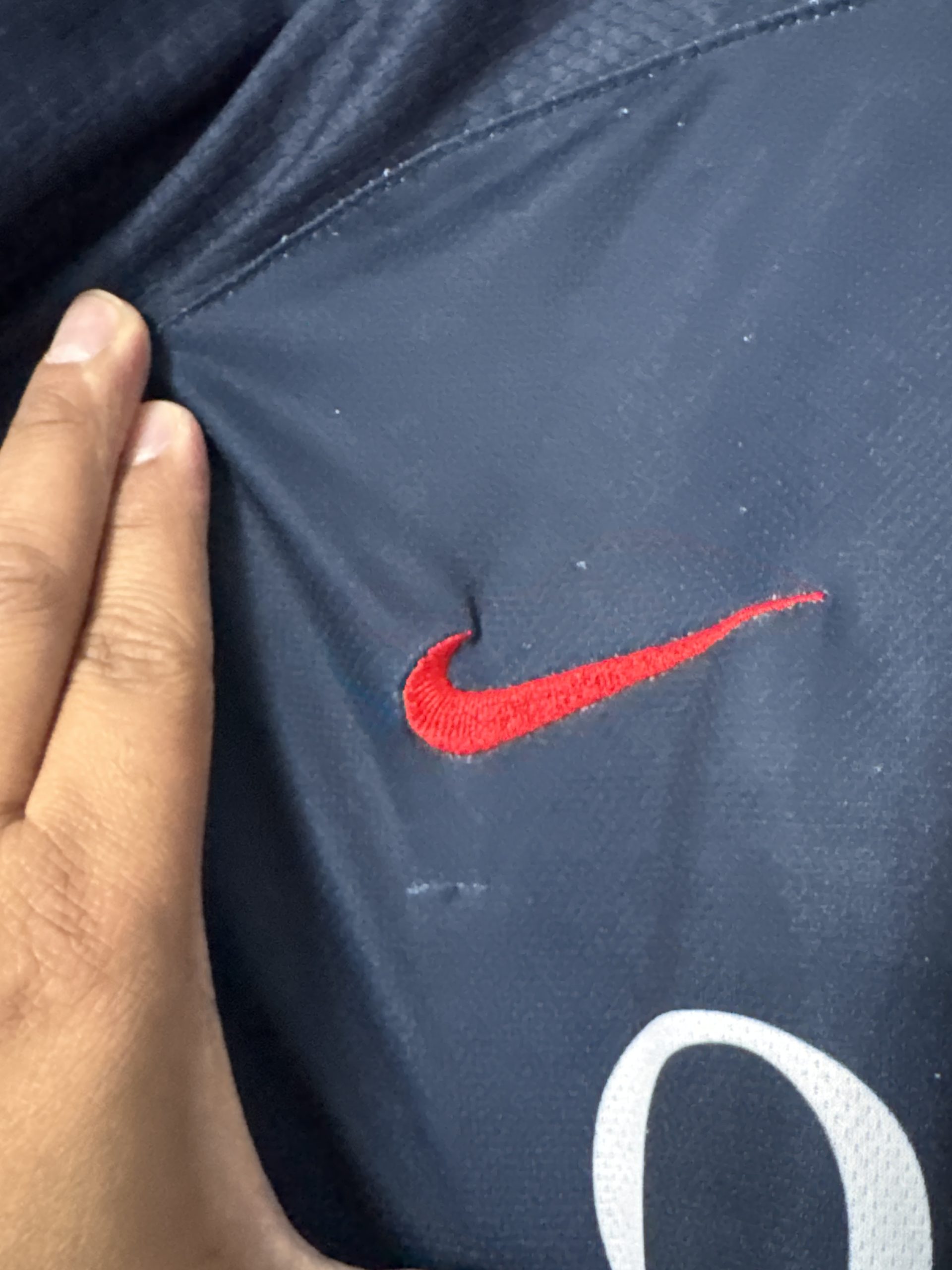 Nike Navy & Red Paris Saint-Germain Football Jersey Large 3028 image 10