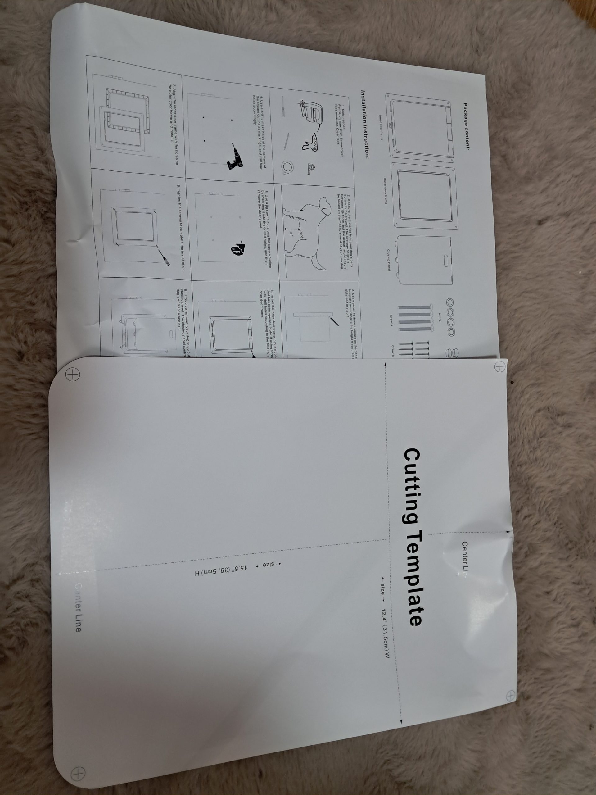 NIEUW CEESC Hondenluik Pet Door image 2