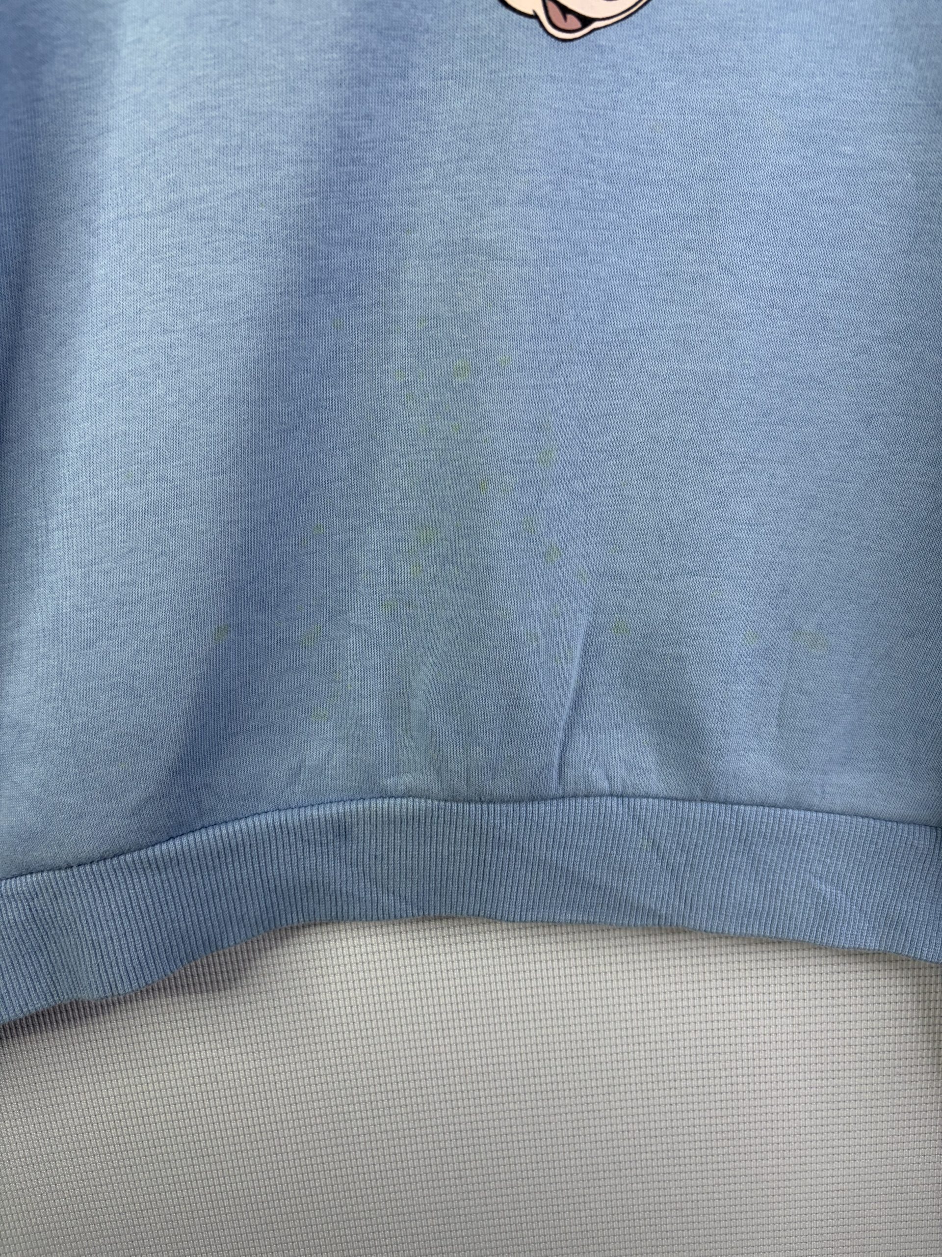 Disney Blue Mickey Mouse Sweatshirt Small Light Stains image 2