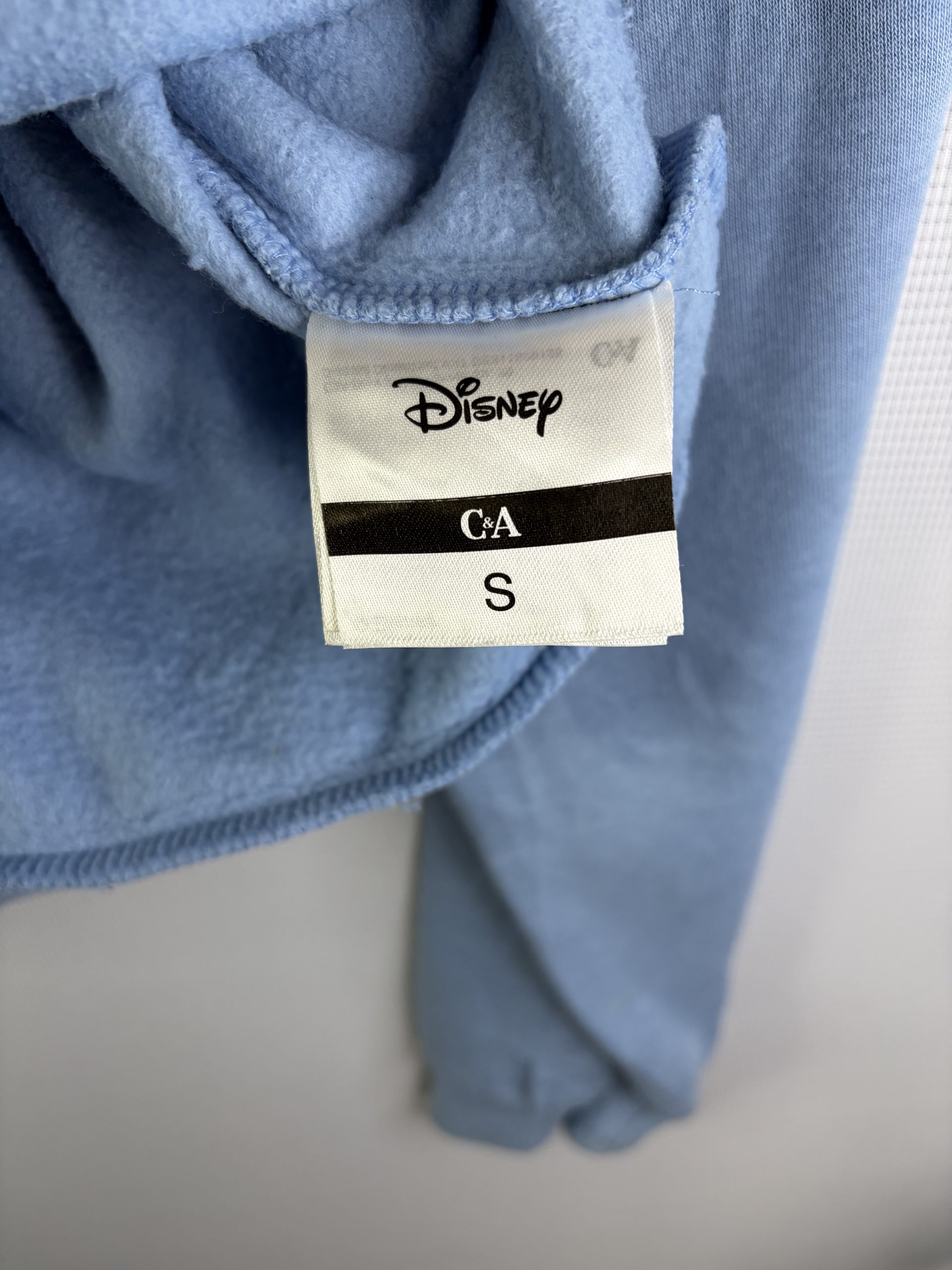 Disney Blue Mickey Mouse Sweatshirt Small Light Stains image 6
