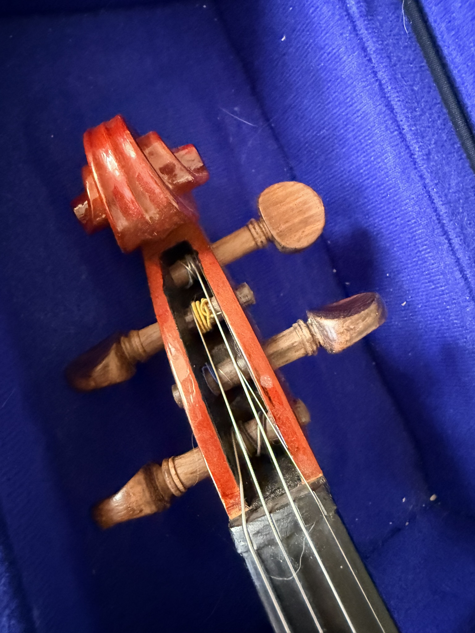 3/4 size Stentor Student 1 Violin and full size A Breton Bow with case image 8