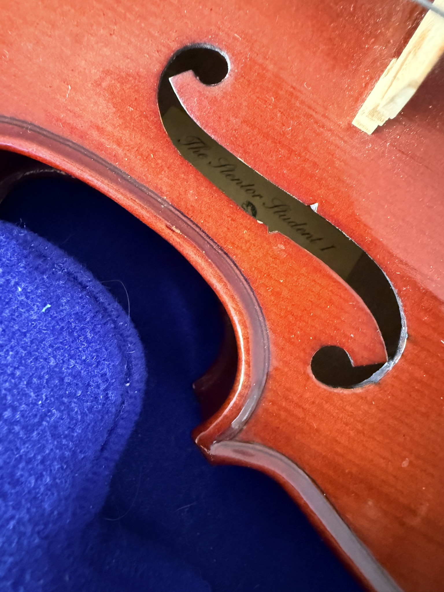 3/4 size Stentor Student 1 Violin and full size A Breton Bow with case image 9
