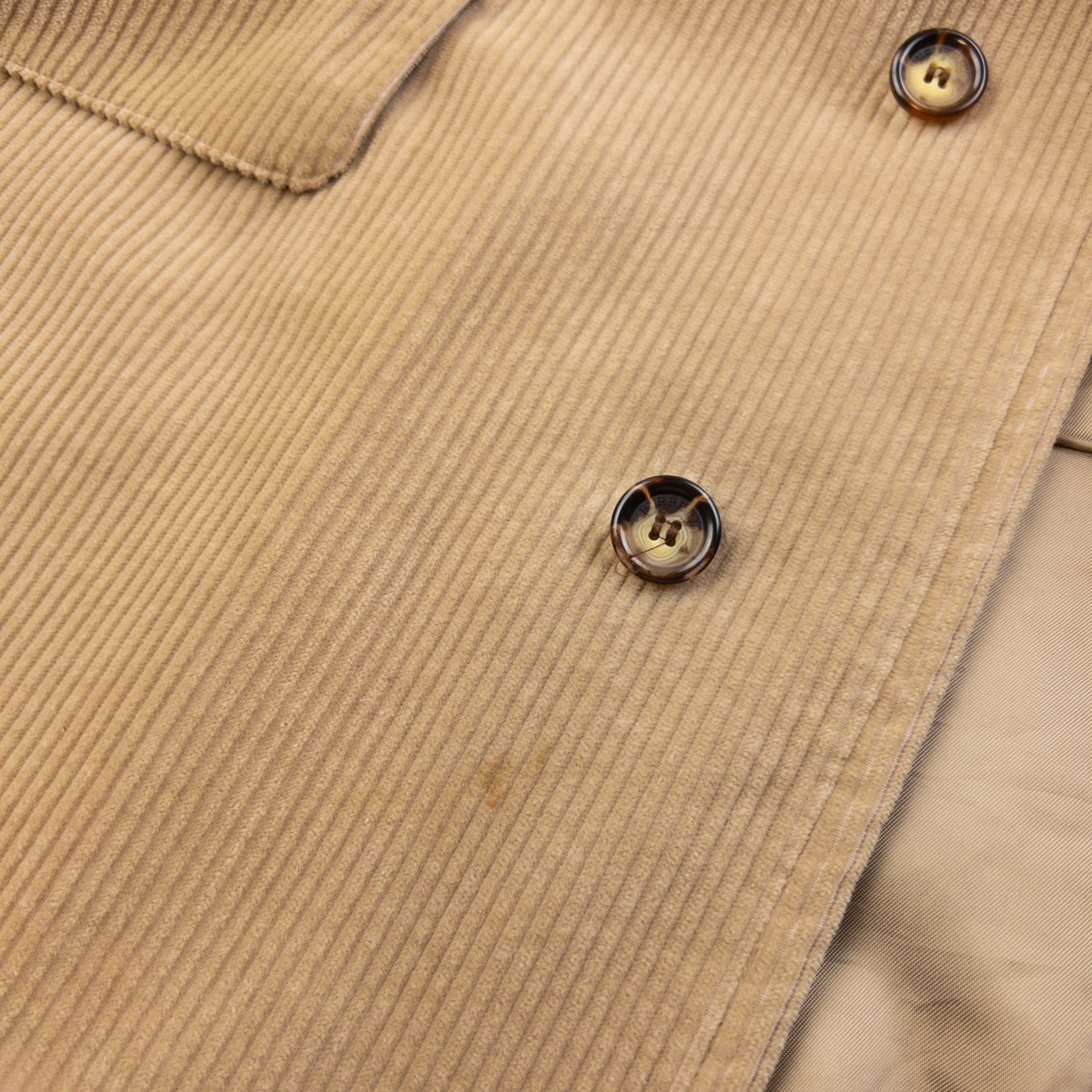 Vintage 2000s Burberry Corduroy Longline Jacket Size L image 6