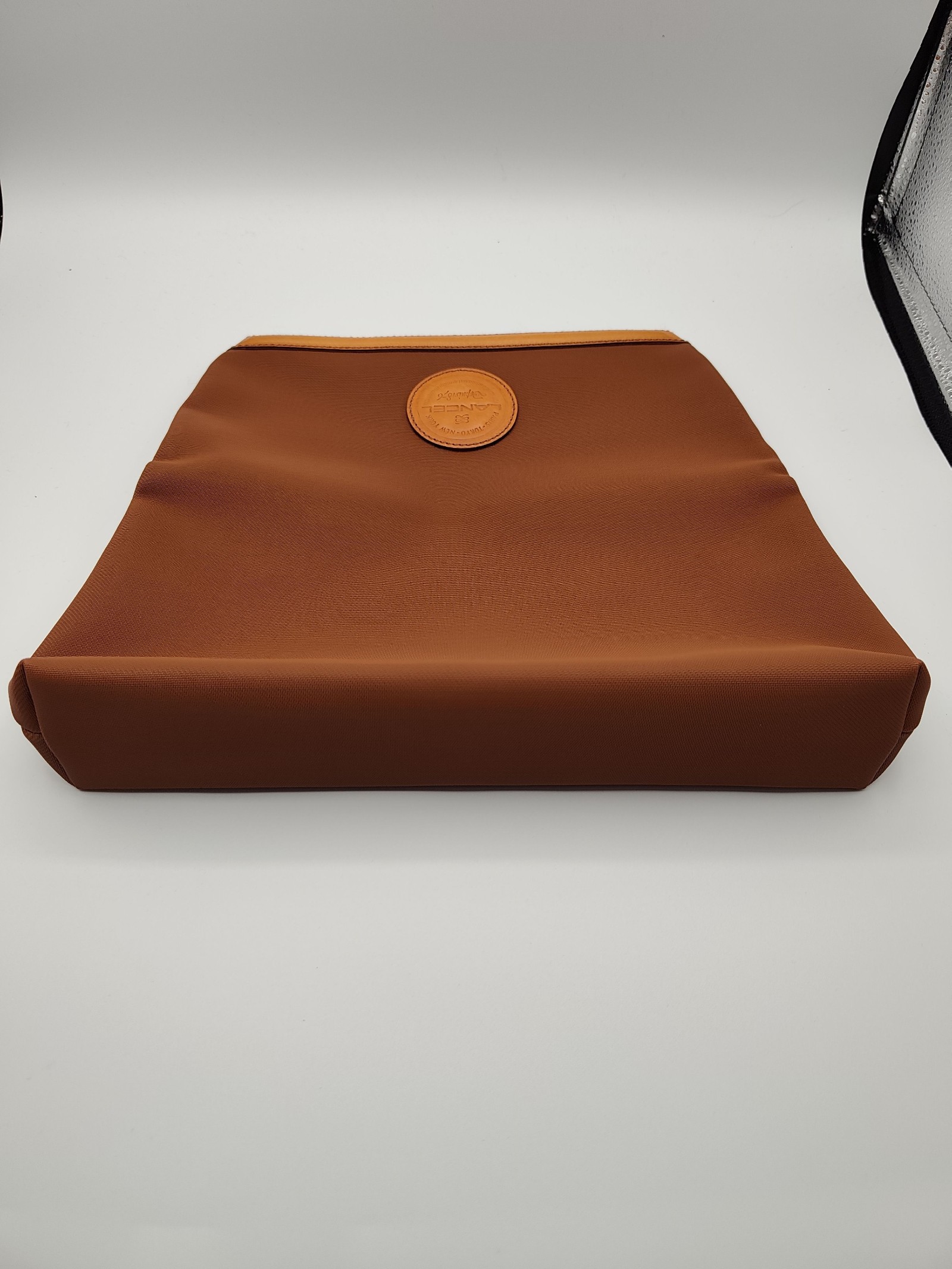 Lancel Brown & Tan Clutch Bag Small image 4