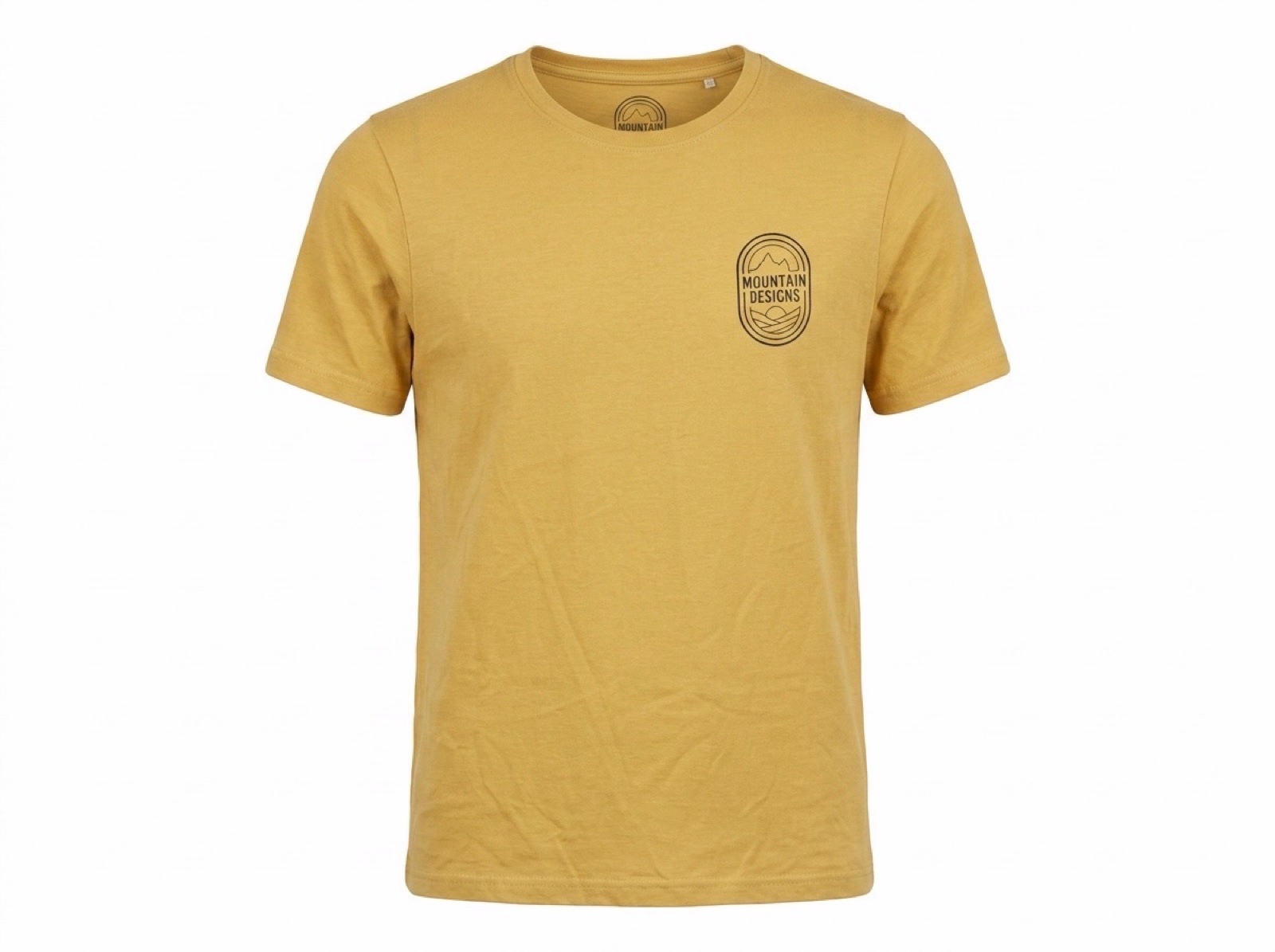 Mountain Designs Mens T-Shirt Small 100% Organic Cotton