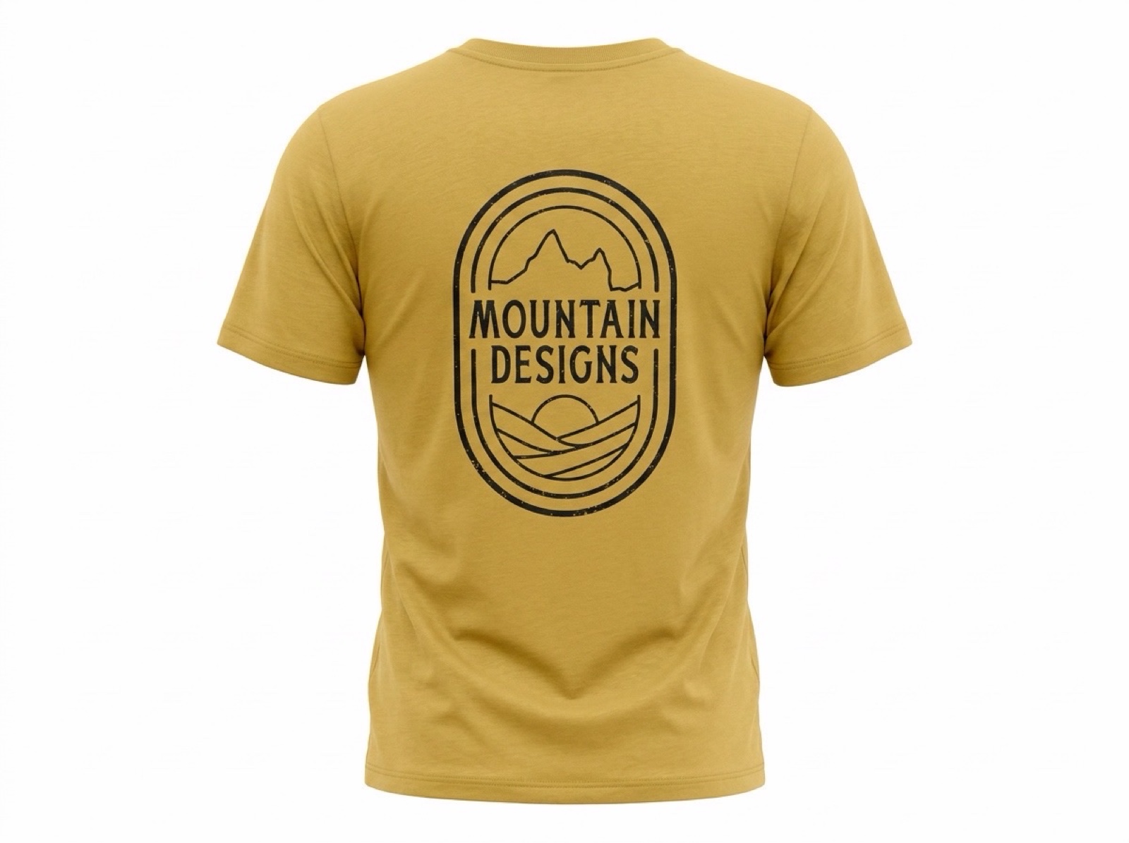Mountain Designs Mens T-Shirt Small 100% Organic Cotton image 2