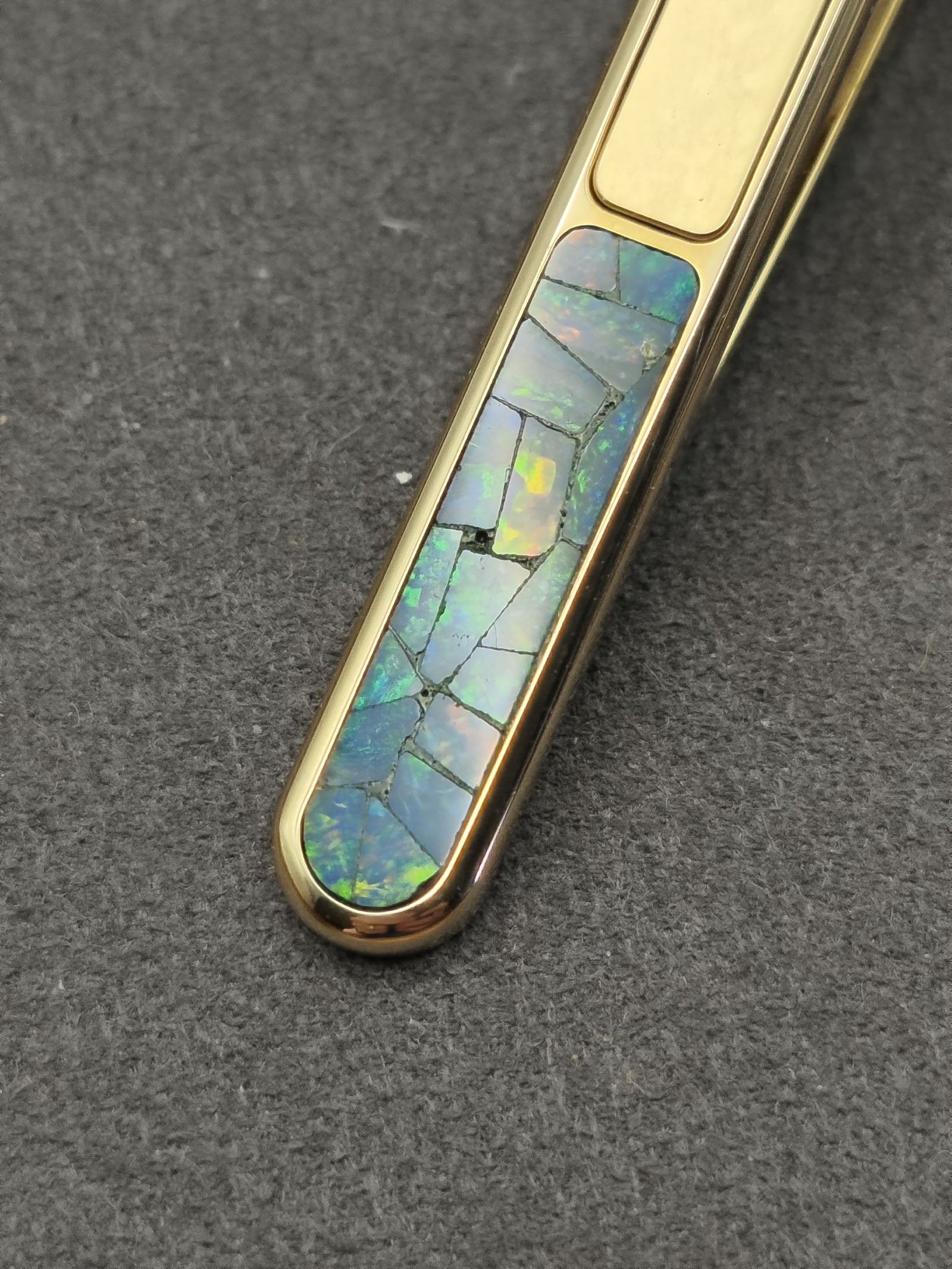 Celine Blue Inlay Tie Clip & Cufflinks Set Men Other image 10