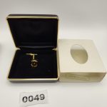 Celine Gold & Black Tie Pin Men