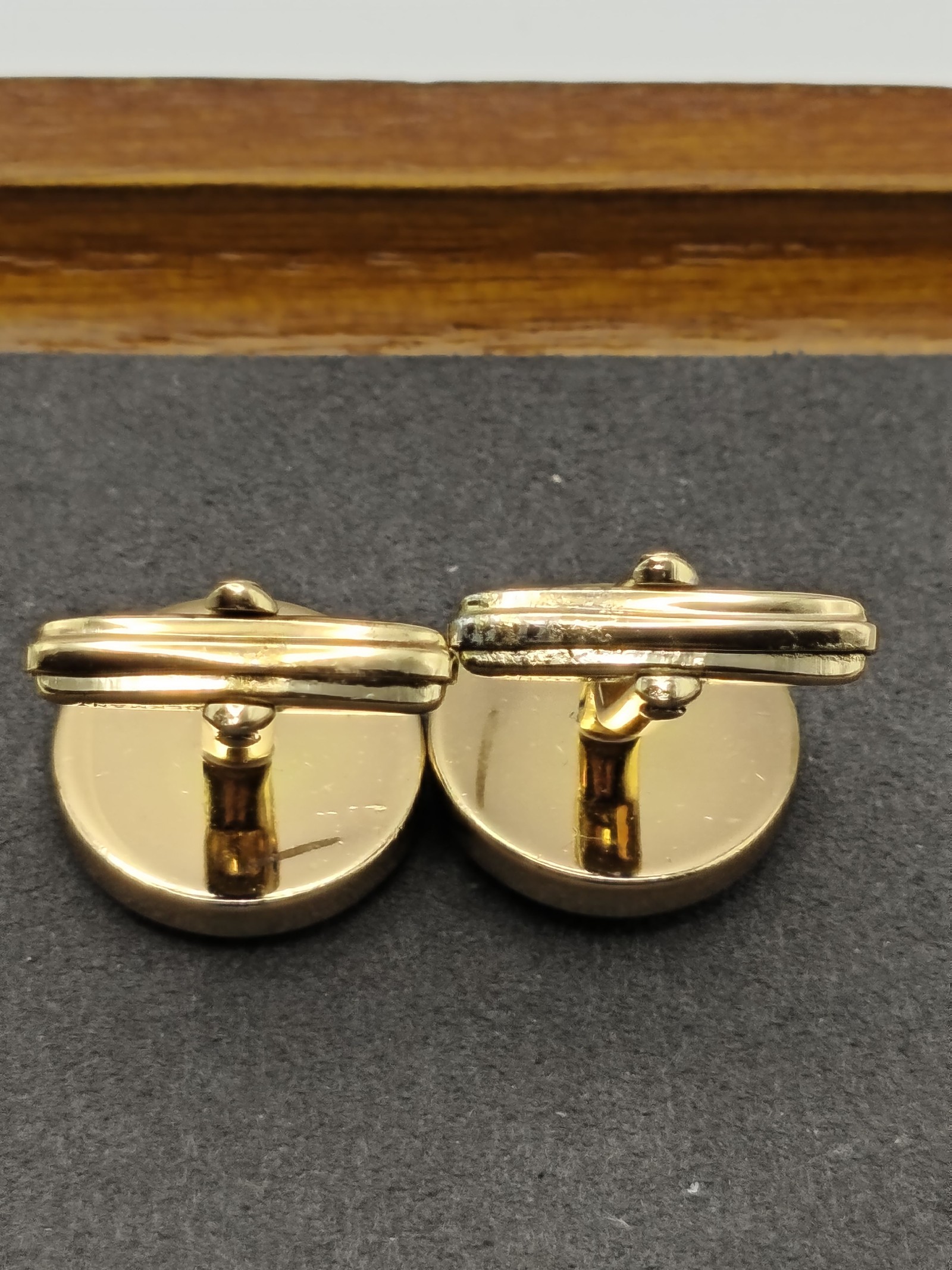 Dior Blue Round Logo Cufflinks with Gift Box Other image 9