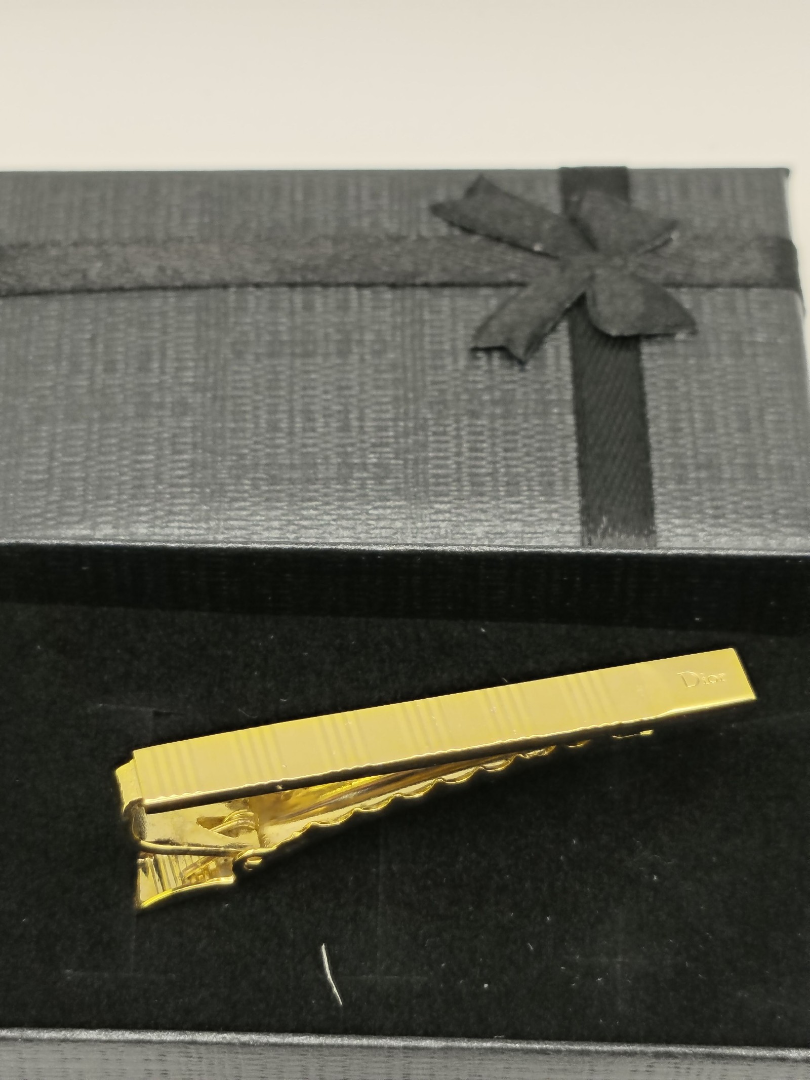 Dior Gold Tone Metal Tie Clip Other image 2