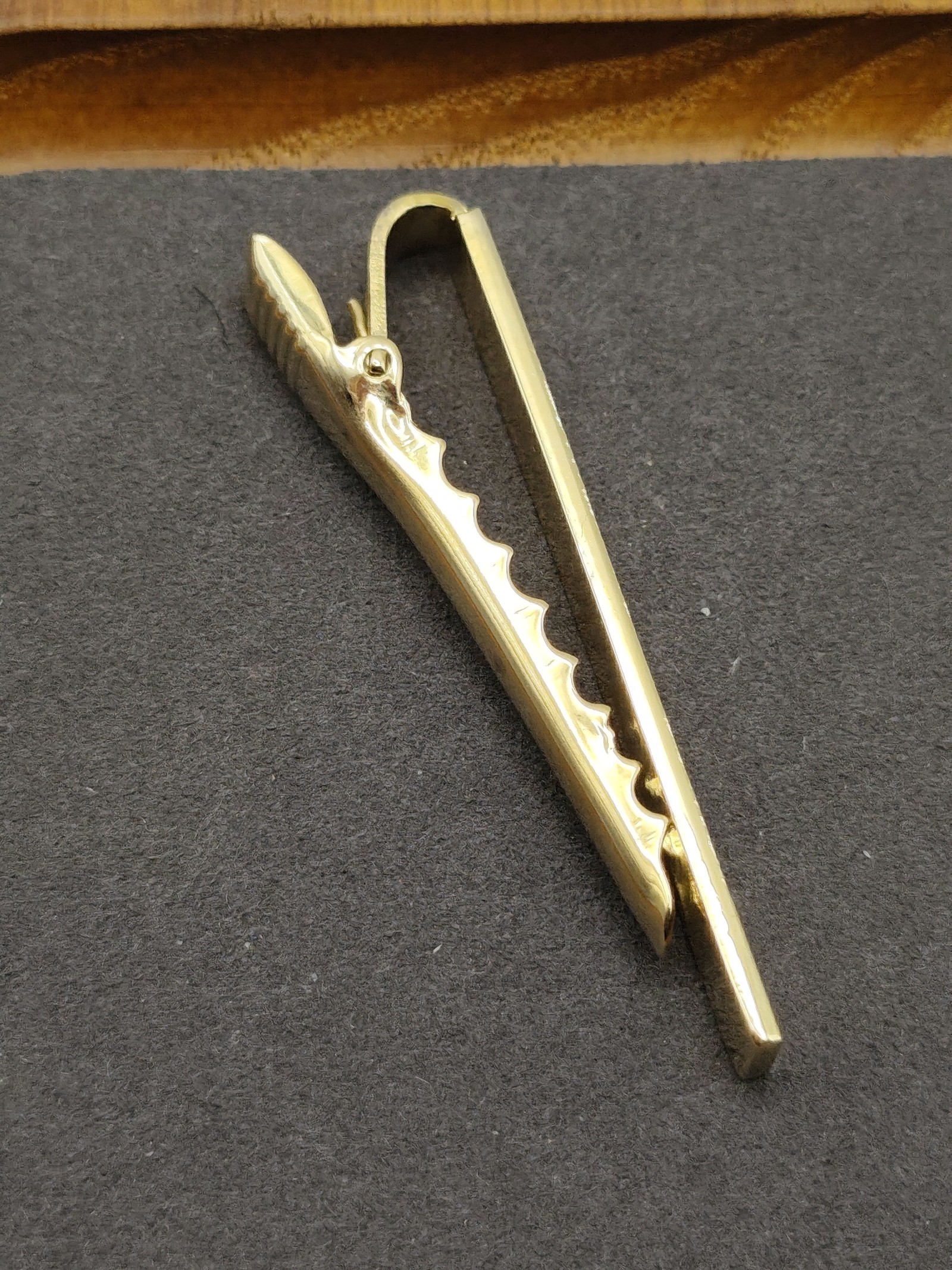 Dior Gold Tone Metal Tie Clip Other image 7