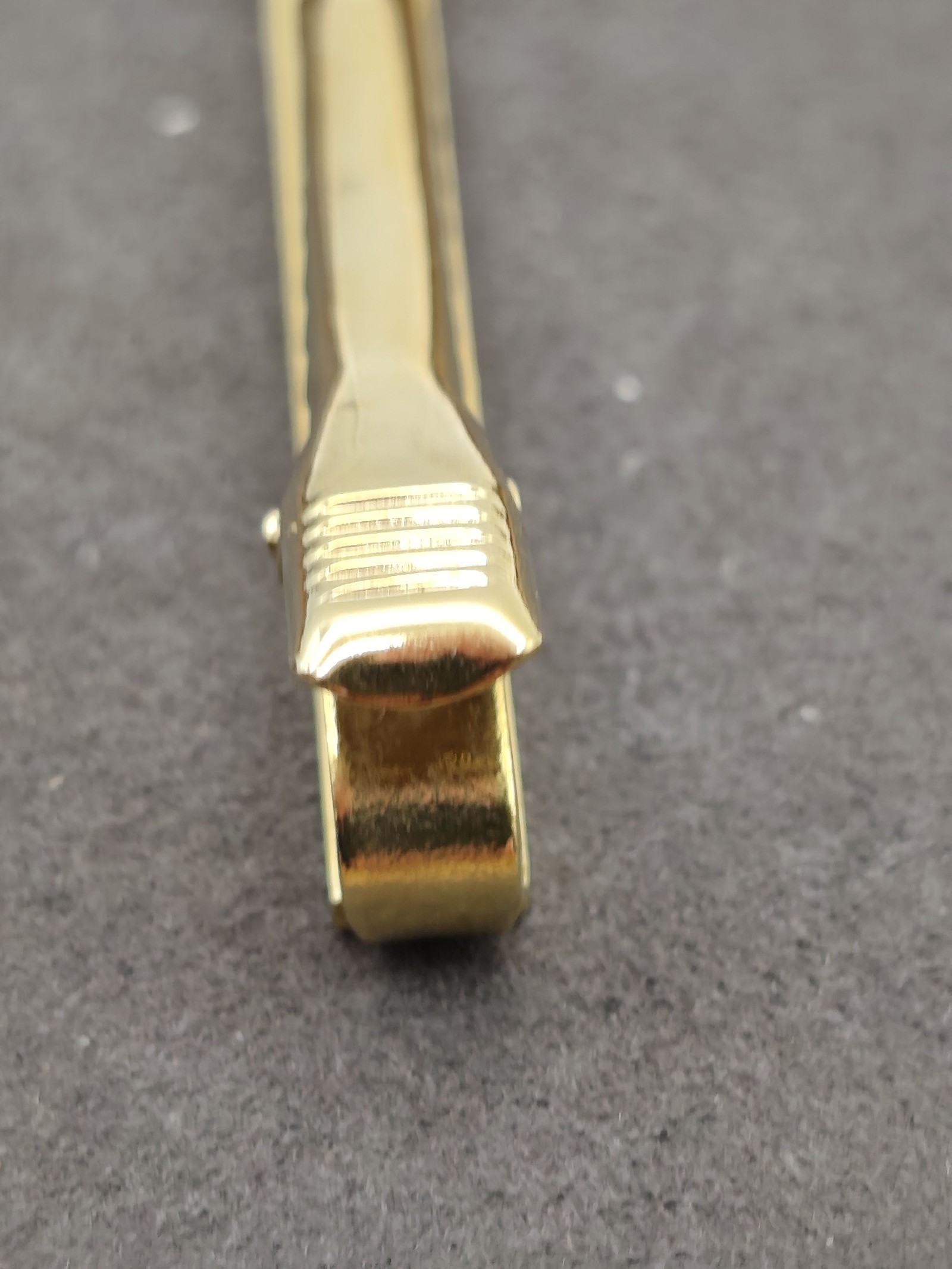 Dior Gold Tone Metal Tie Clip Other image 9