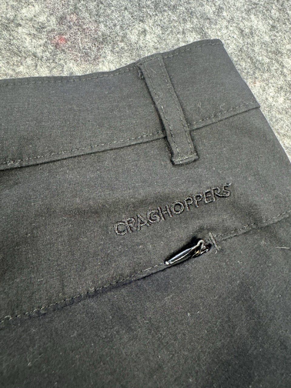 Craghoppers Black ProStretch Cropped Trousers UK 14 image 6