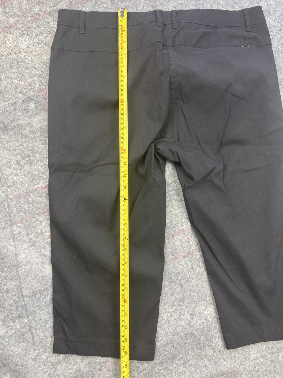 Craghoppers Black ProStretch Cropped Trousers UK 14 image 7