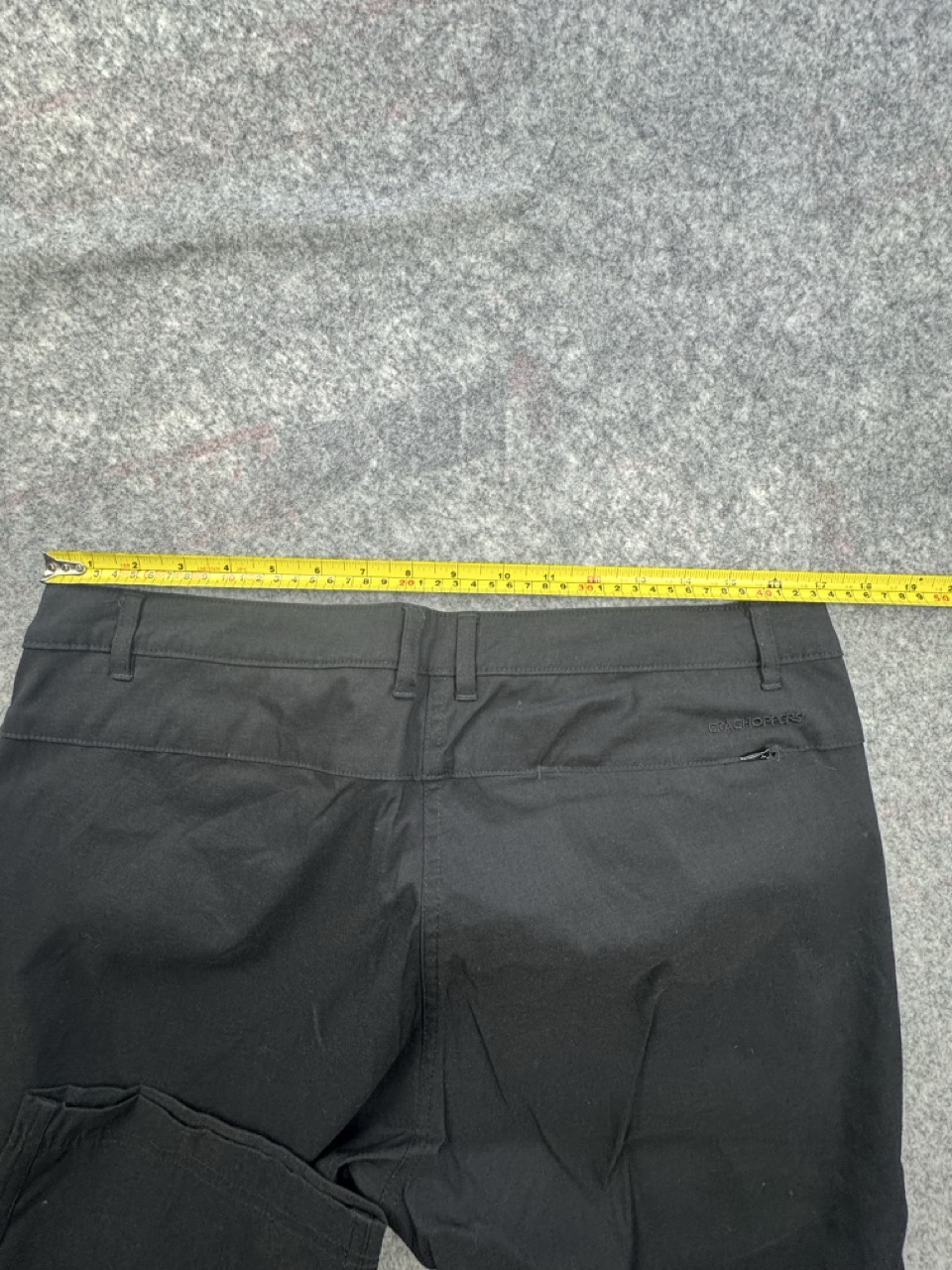 Craghoppers Black ProStretch Cropped Trousers UK 14 image 8