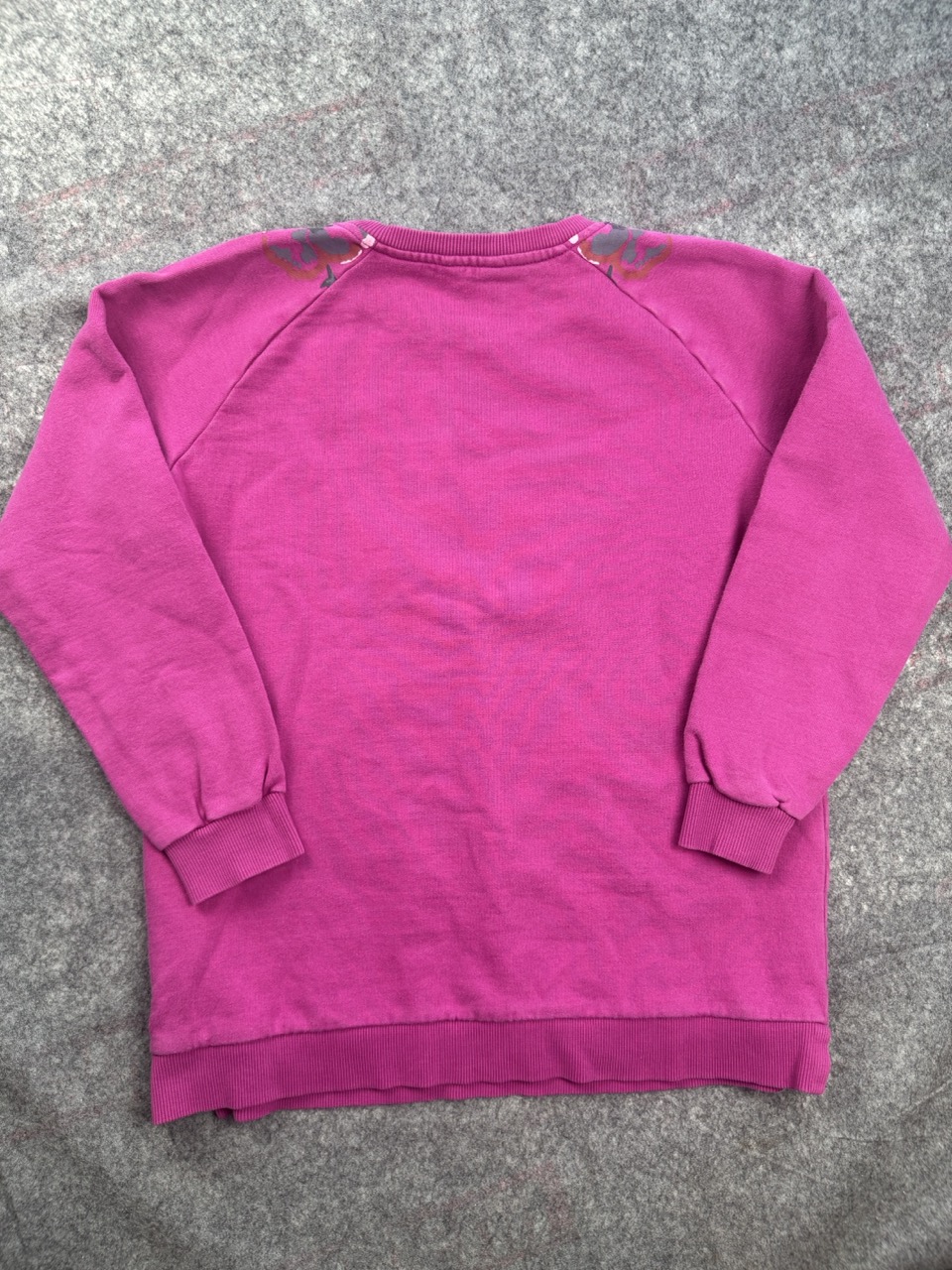 Cotton Traders Deep Magenta Floral Sweatshirt UK 14 image 8