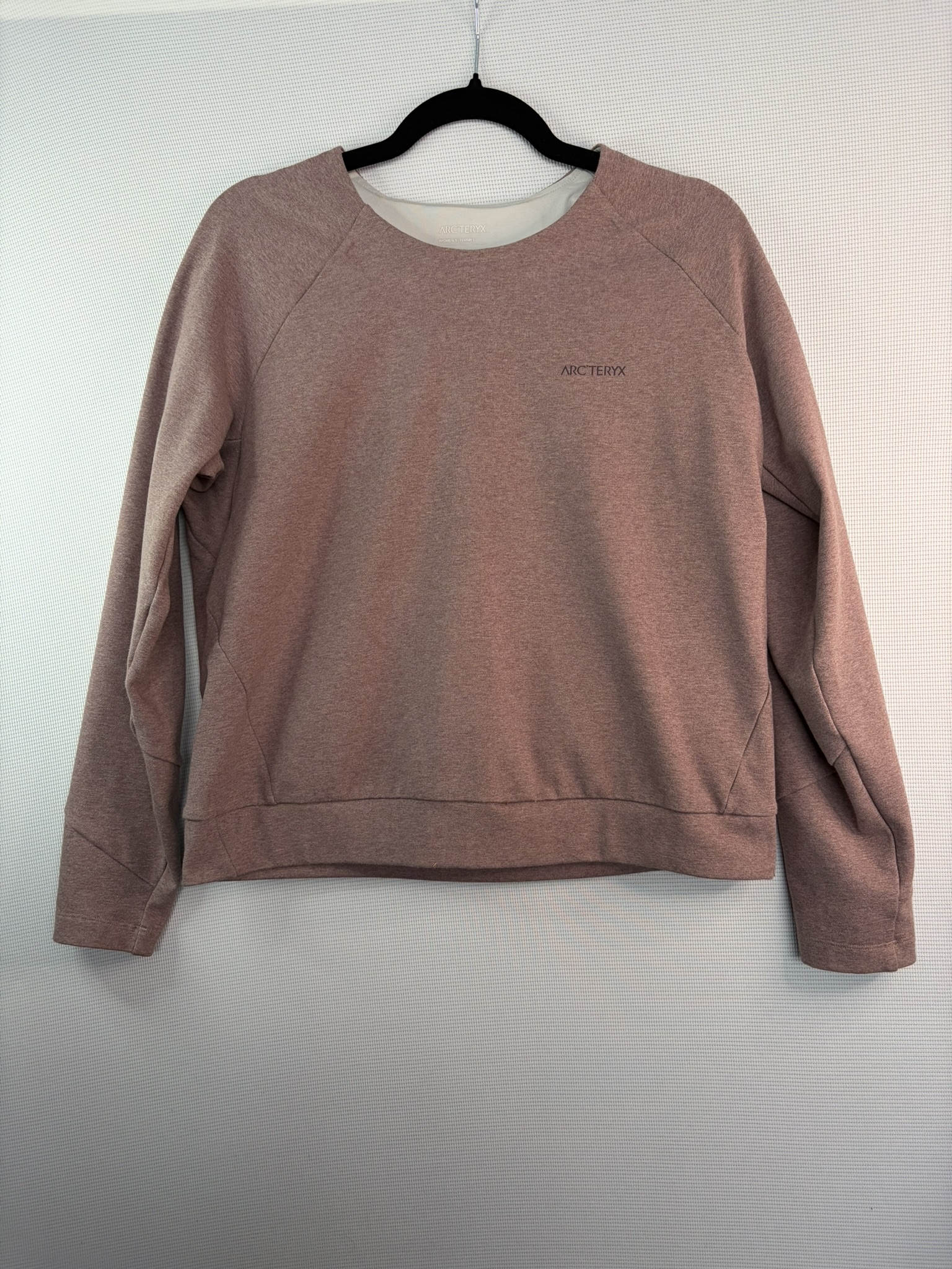 Arc'teryx Pink Women's Sweatshirt Medium Cotton Blend