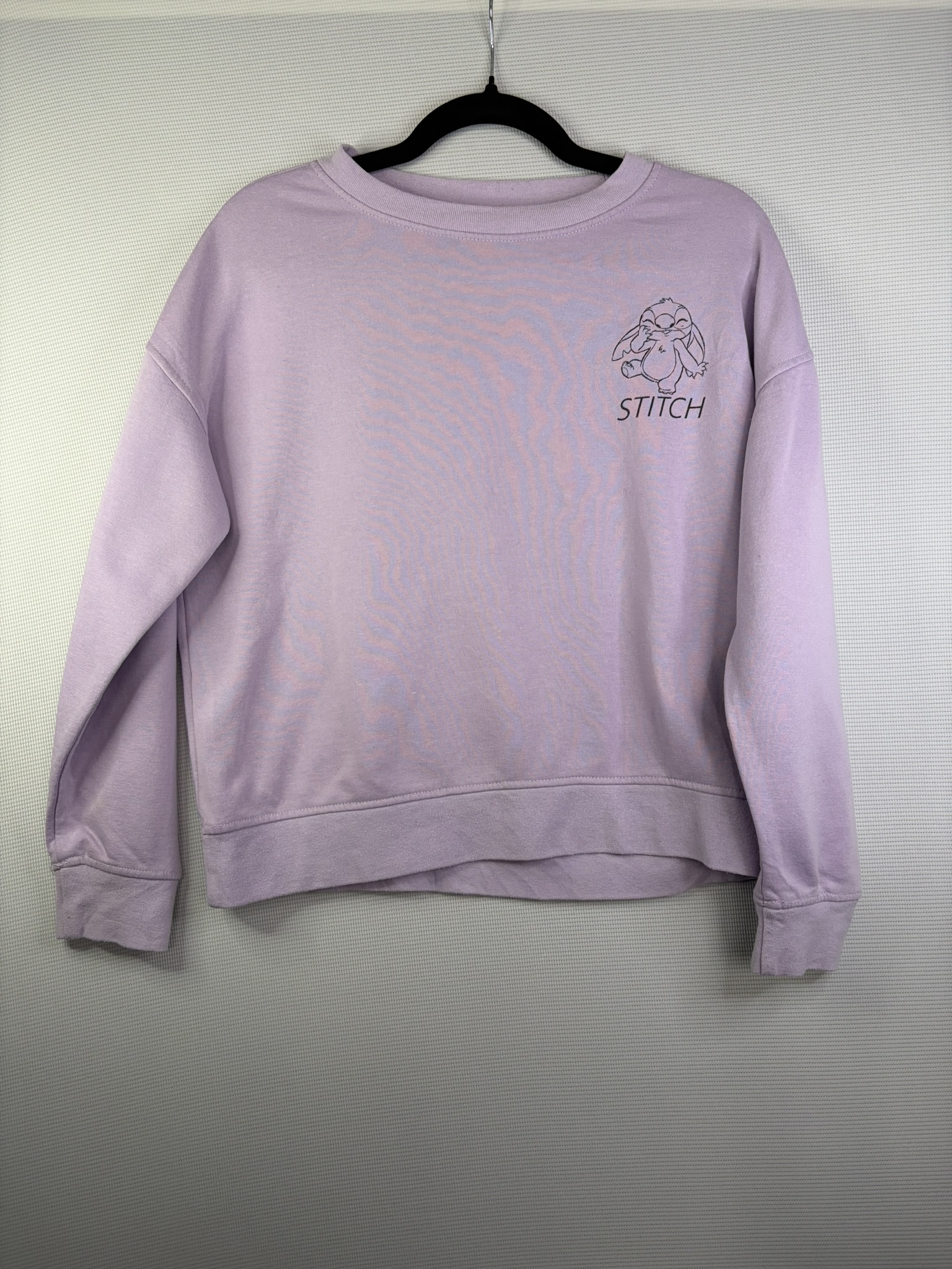Disney Lilac Stitch Graphic Sweatshirt XS