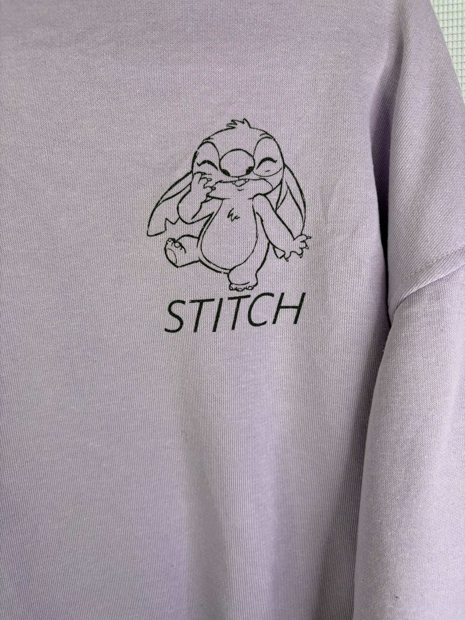 Disney Lilac Stitch Graphic Sweatshirt XS image 2