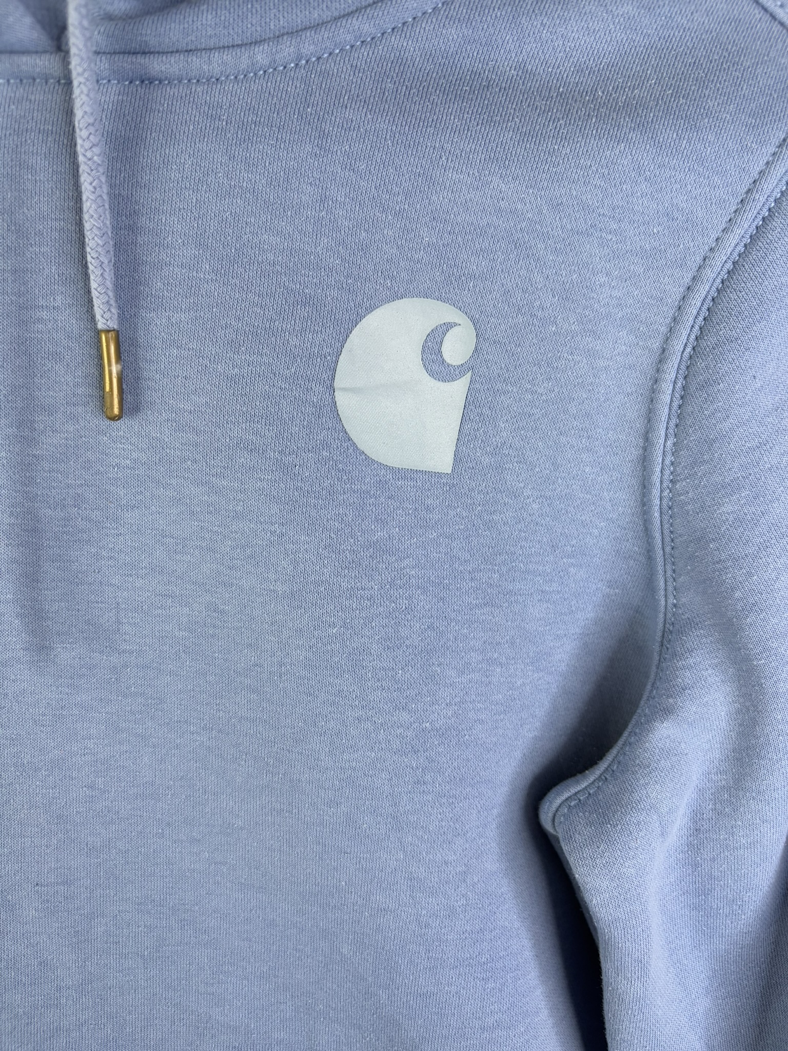 Carhartt Pale Blue Hoodie Small Relaxed Fit image 2