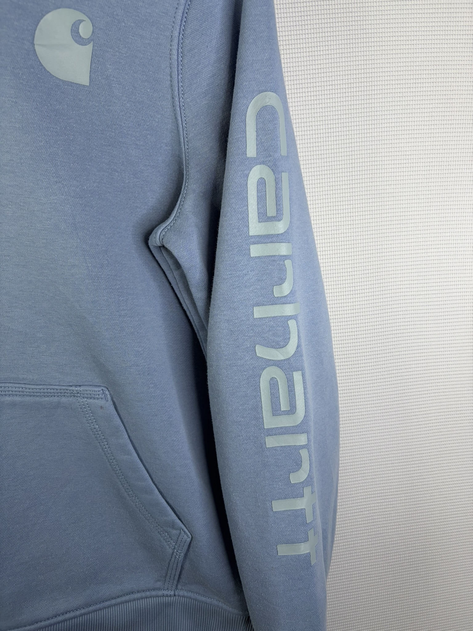 Carhartt Pale Blue Hoodie Small Relaxed Fit image 3