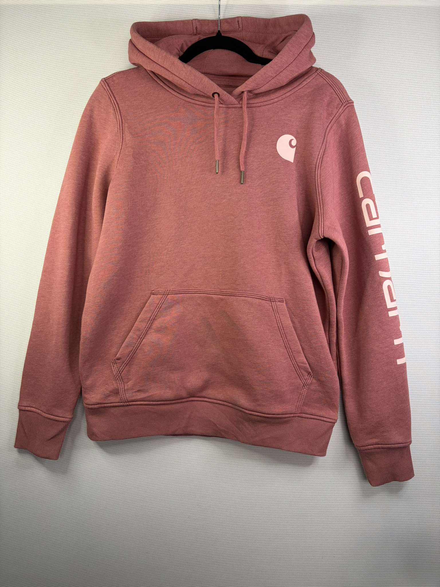 Carhartt Rose Pink Hoodie Small Relaxed Fit