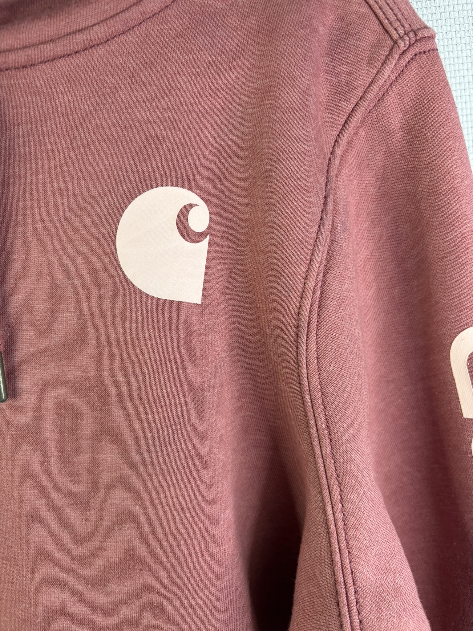 Carhartt Rose Pink Hoodie Small Relaxed Fit image 3