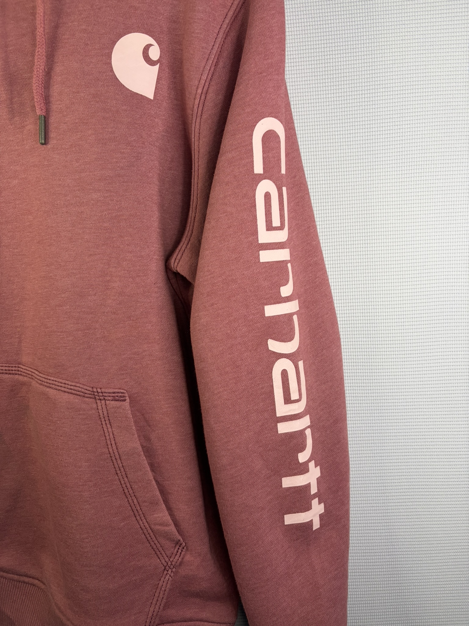 Carhartt Rose Pink Hoodie Small Relaxed Fit image 4