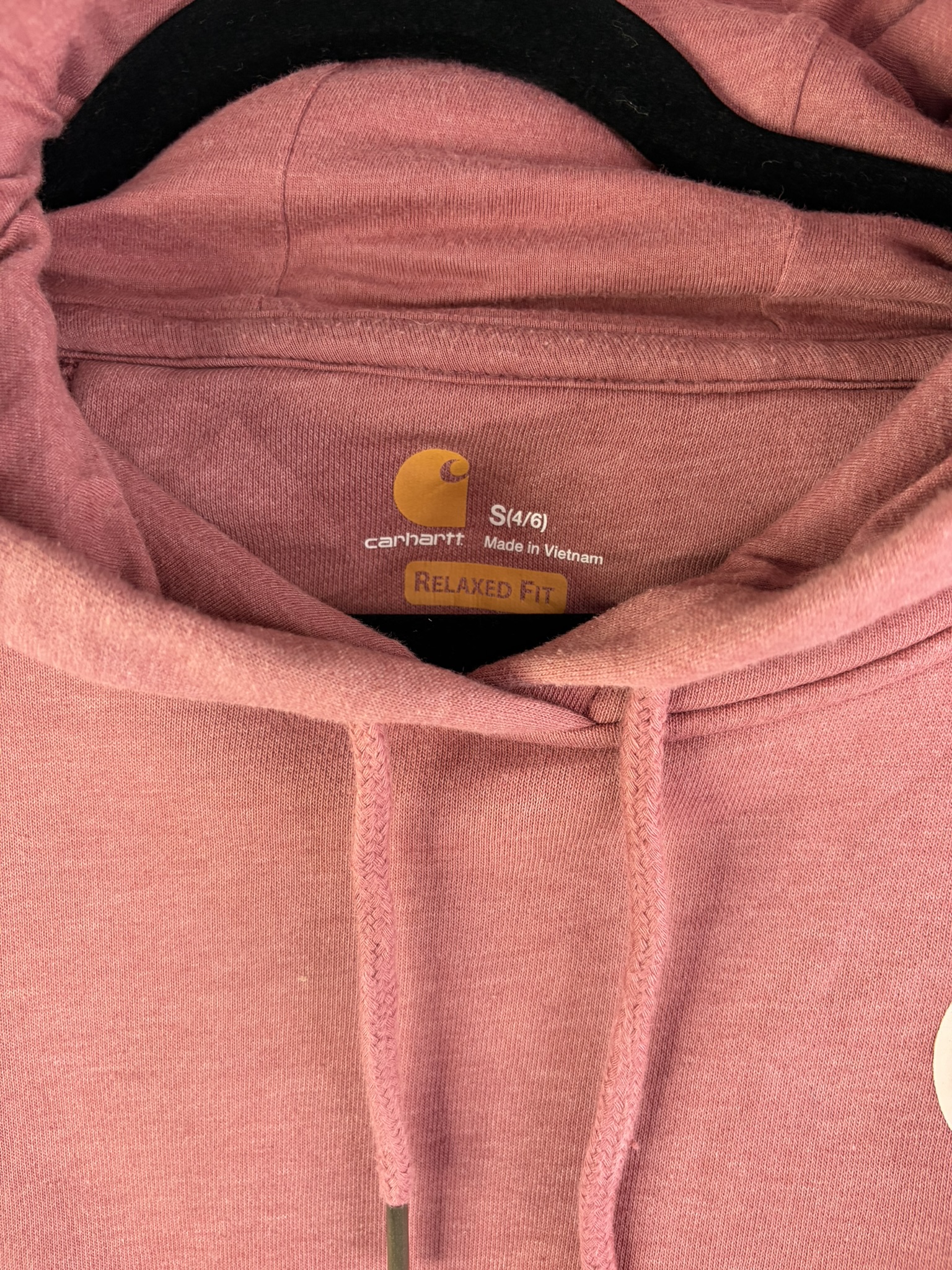 Carhartt Rose Pink Hoodie Small Relaxed Fit image 5