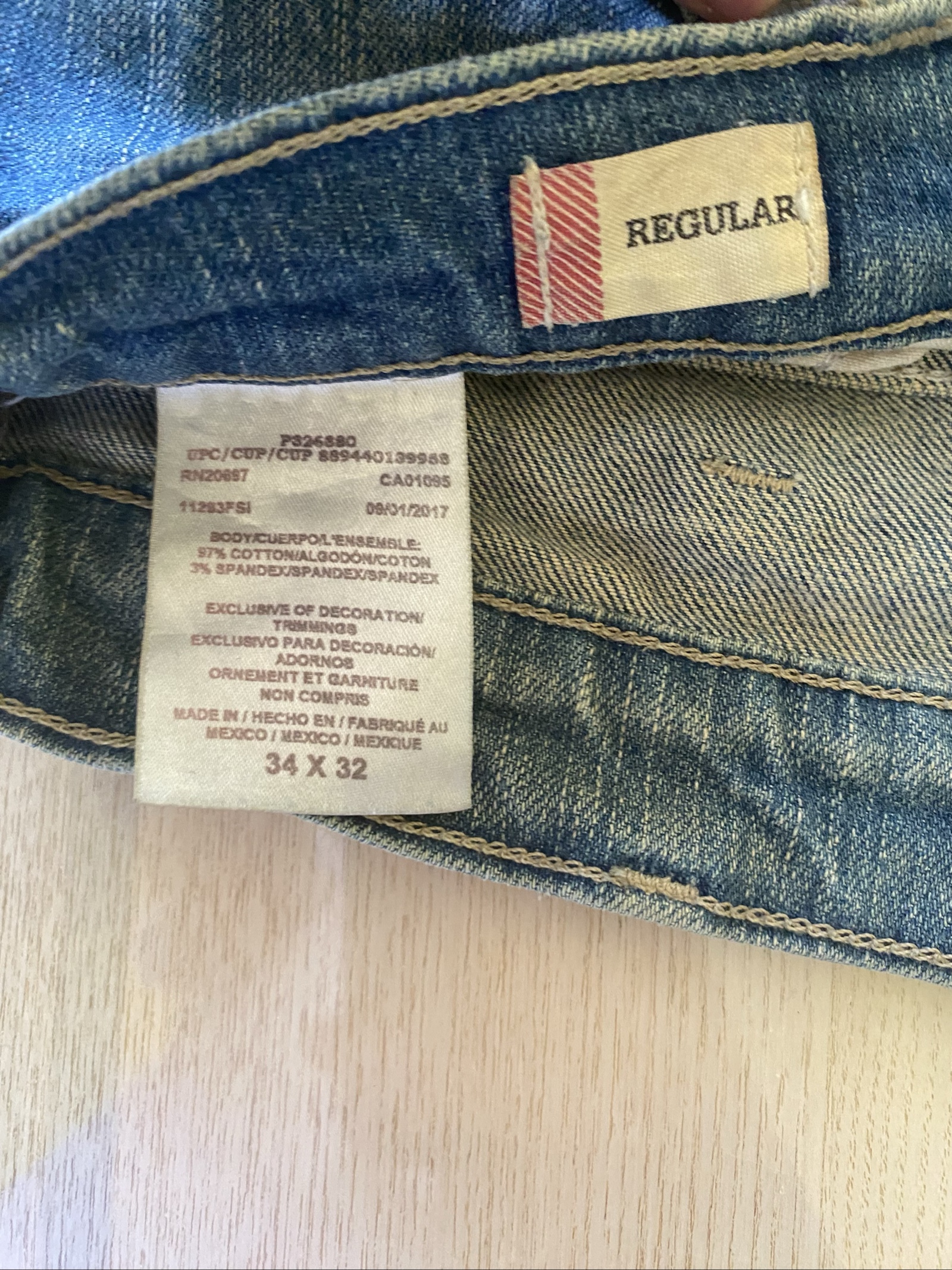 Dickies Baggy Jeans W34 L32 Blue Loose Fit Skate Y2K Vintage #29AD image 4