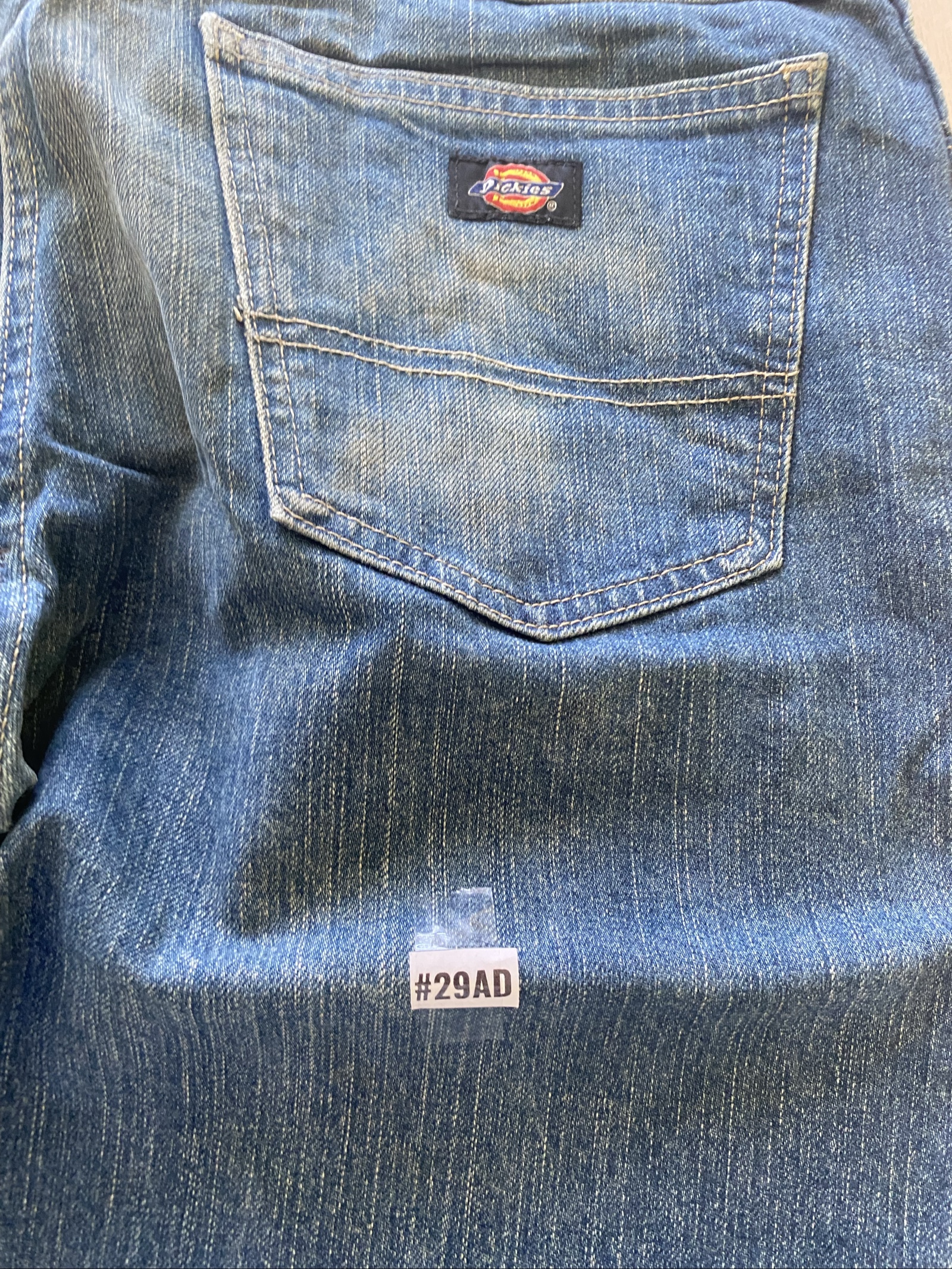 Dickies Baggy Jeans W34 L32 Blue Loose Fit Skate Y2K Vintage #29AD image 2