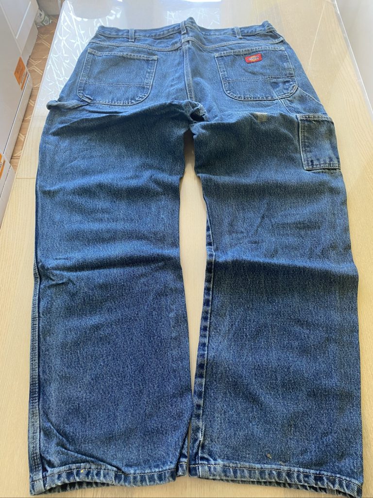 Dickies Baggy Jeans W38 L32 Blue Loose Fit Skate Y2K Vintage