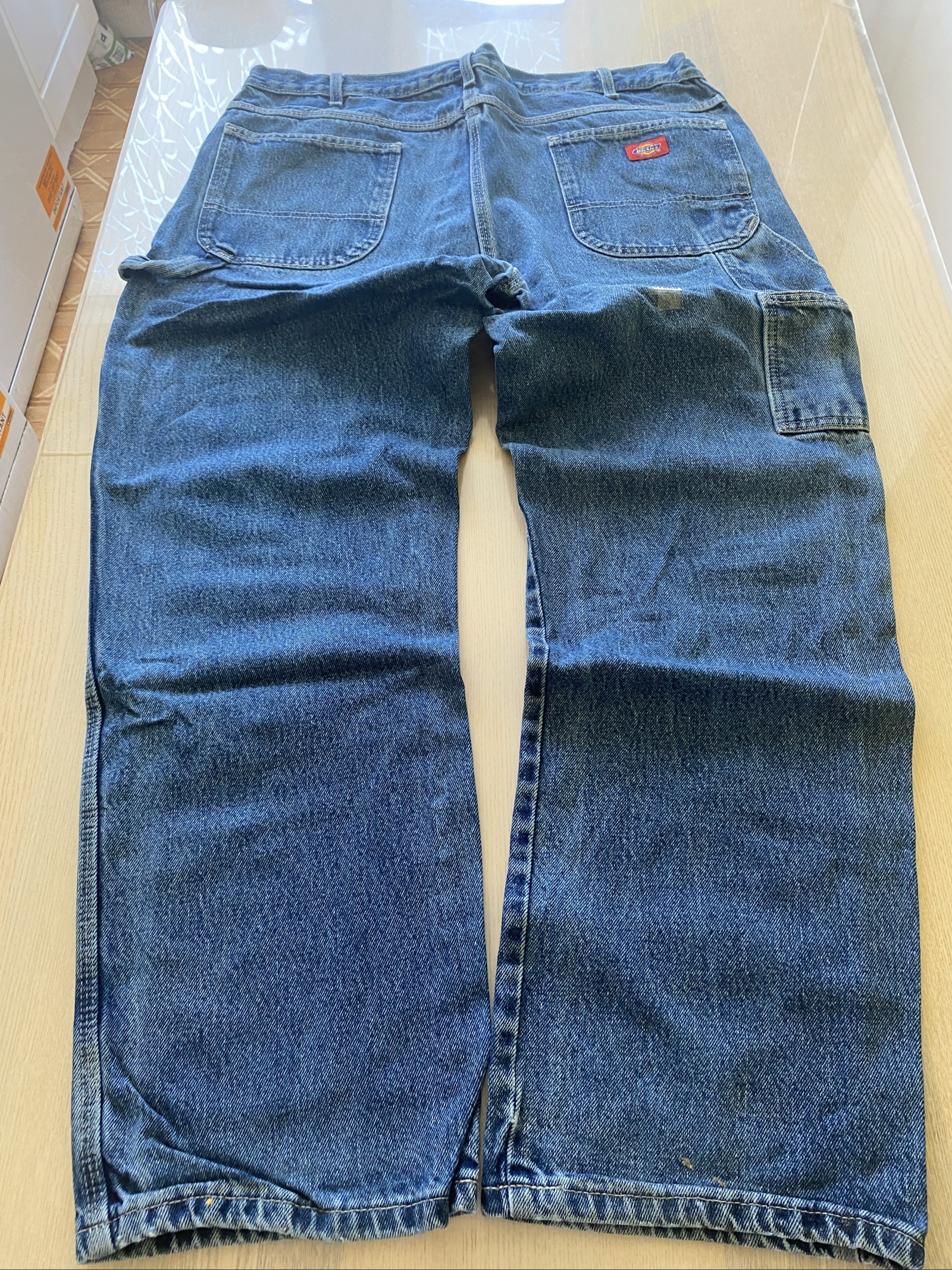 Dickies Baggy Jeans W38 L32 Blue Loose Fit Skate Y2K Vintage