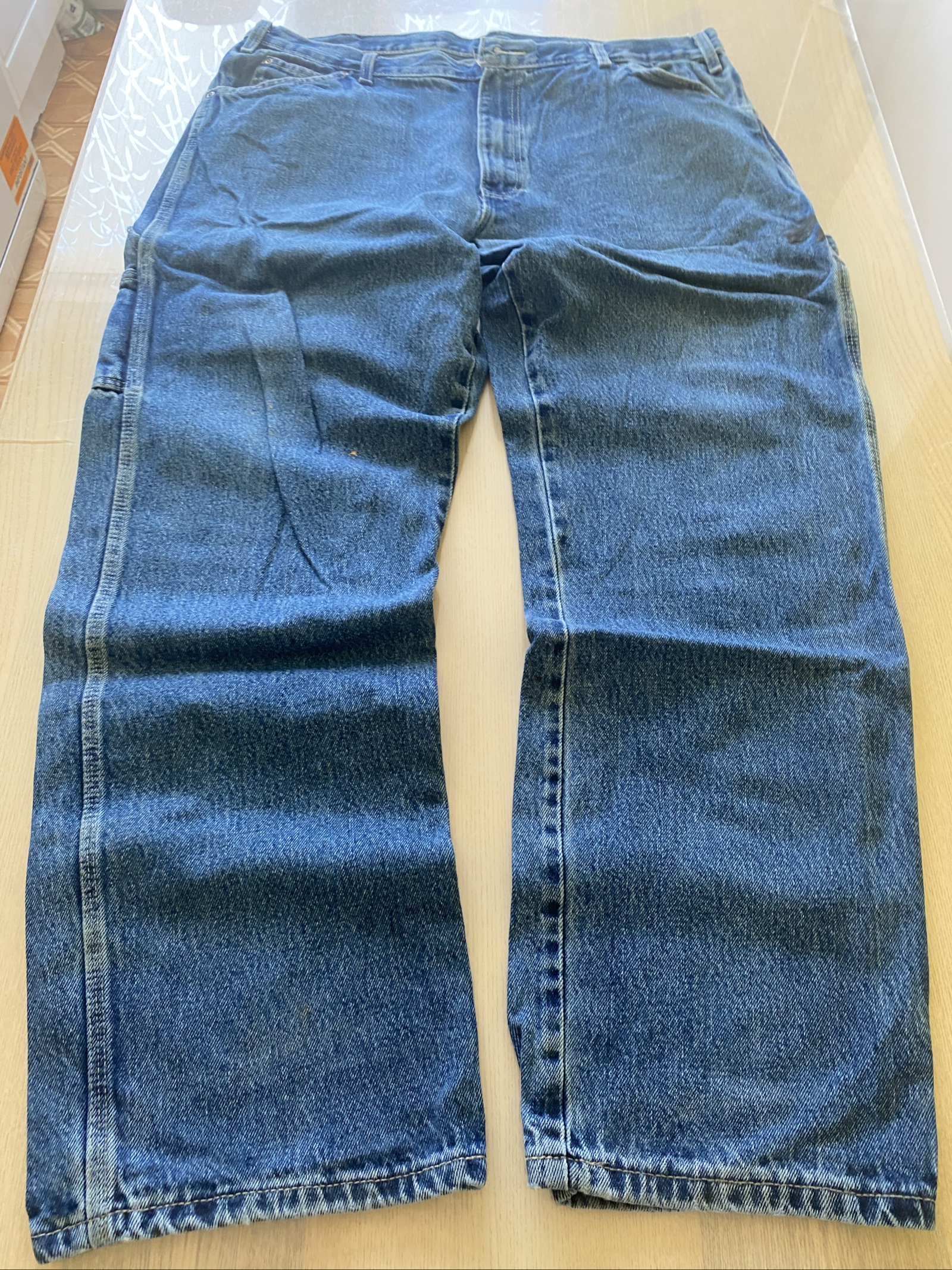 Dickies Baggy Jeans W38 L32 Blue Loose Fit Skate Y2K Vintage image 3