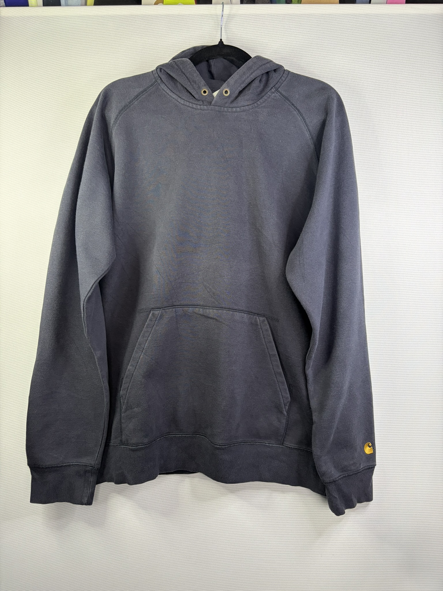Carhartt Dark Grey Hooded Chase Sweat XL