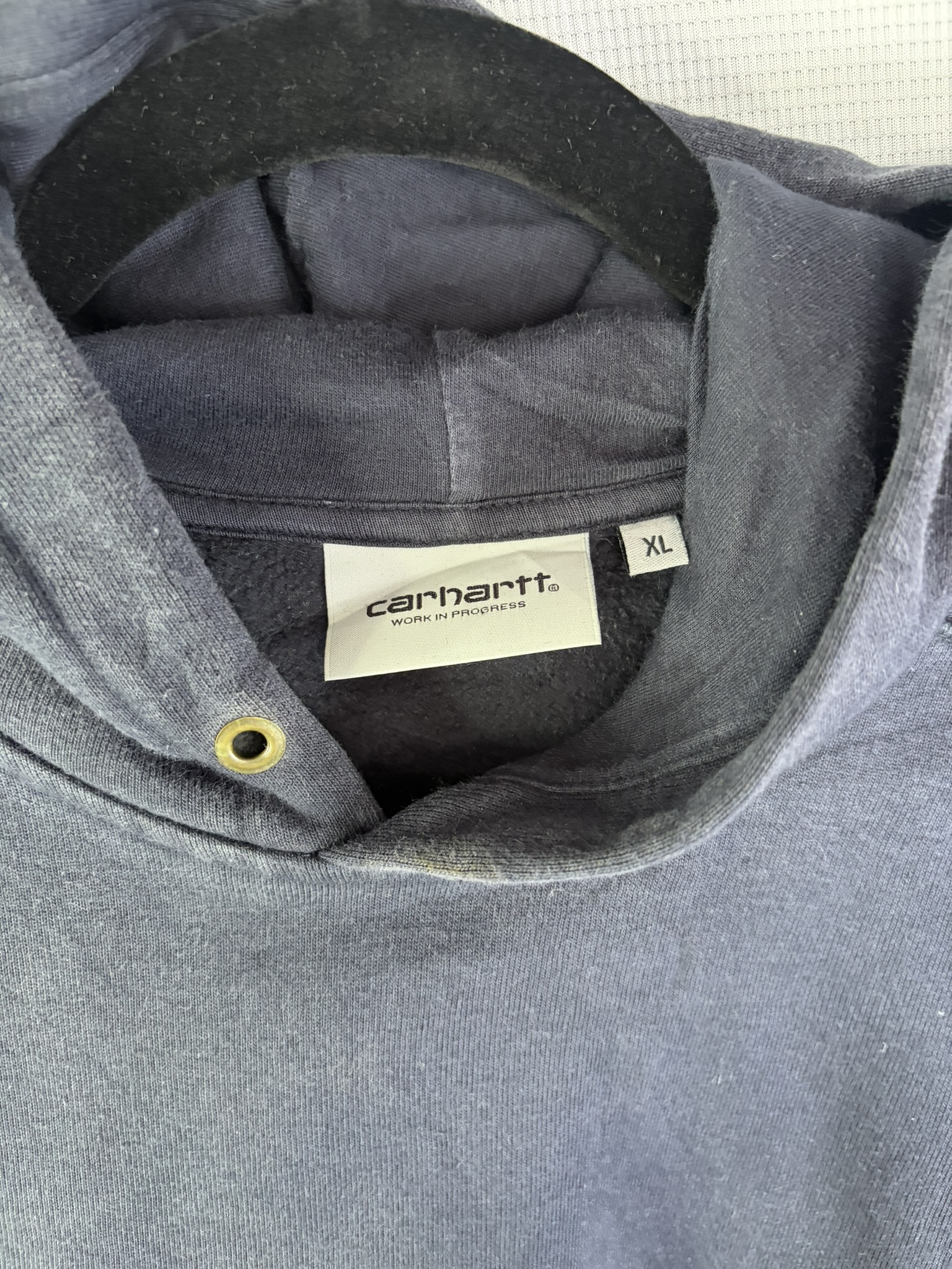 Carhartt Dark Grey Hooded Chase Sweat XL image 3