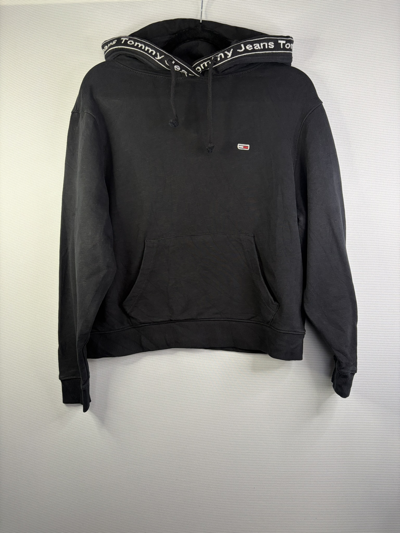 Tommy Jeans Black Hoodie Small Logo Detail Small
