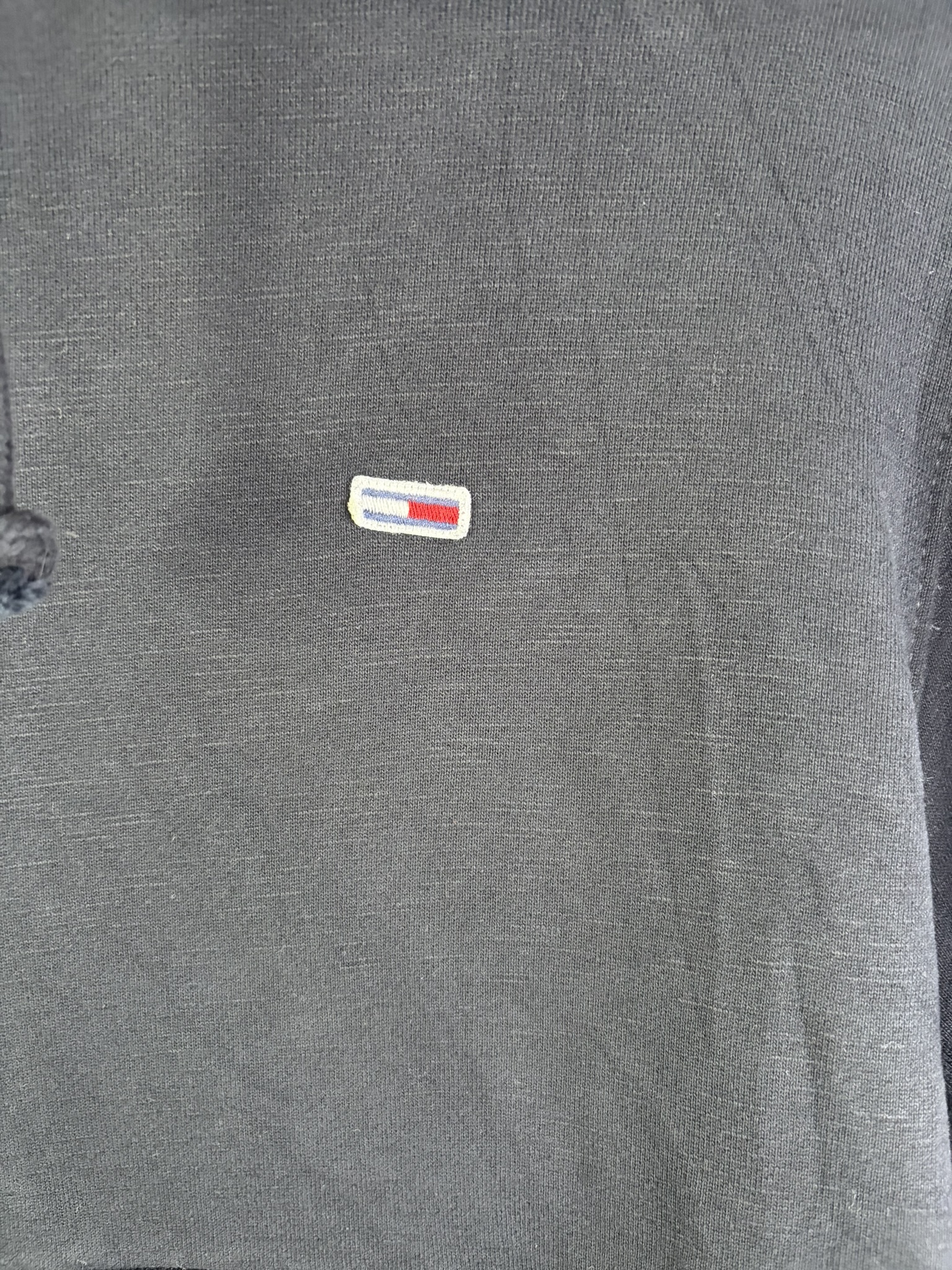Tommy Jeans Black Hoodie Small Logo Detail Small image 3