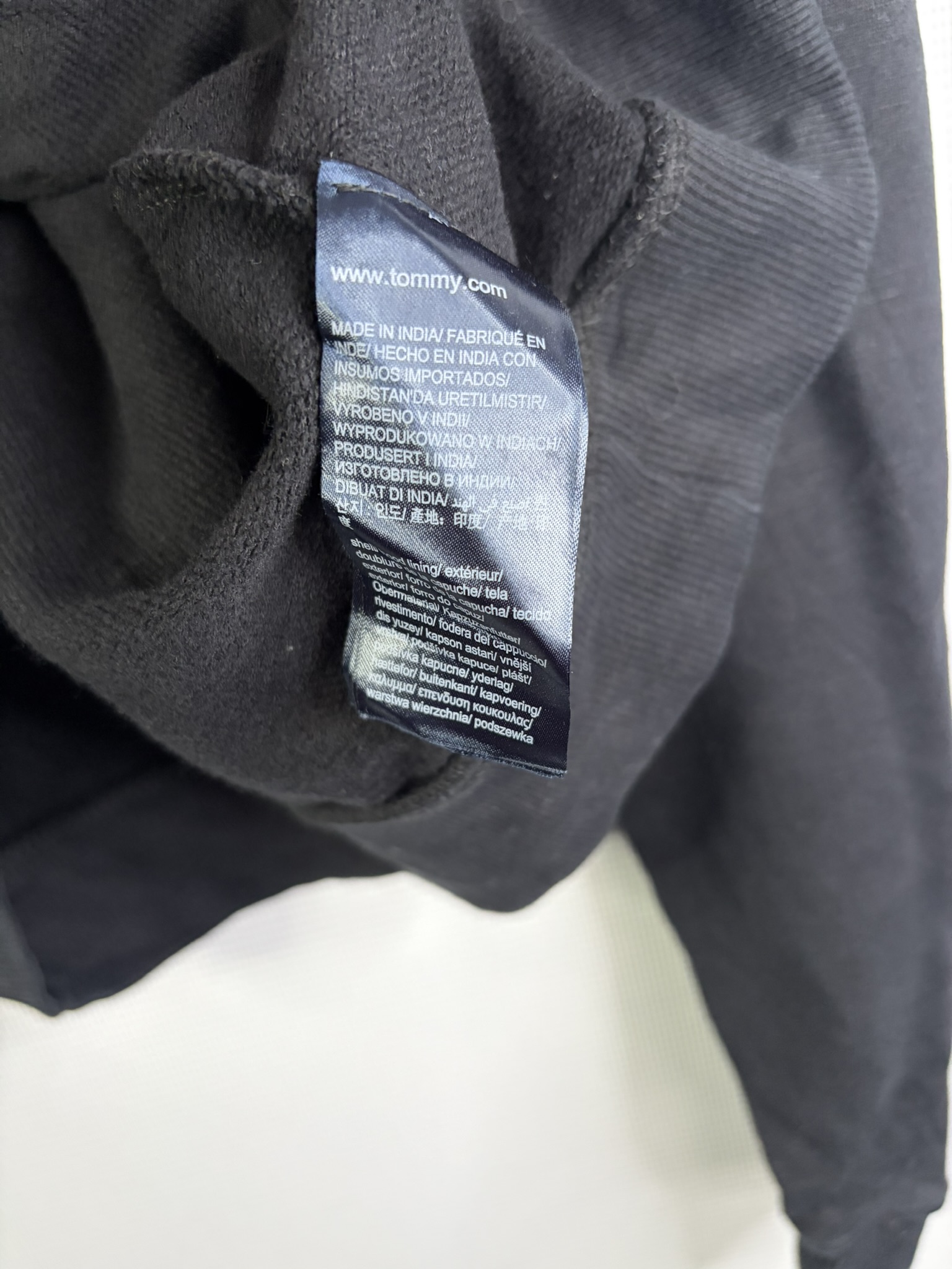 Tommy Jeans Black Hoodie Small Logo Detail Small image 6