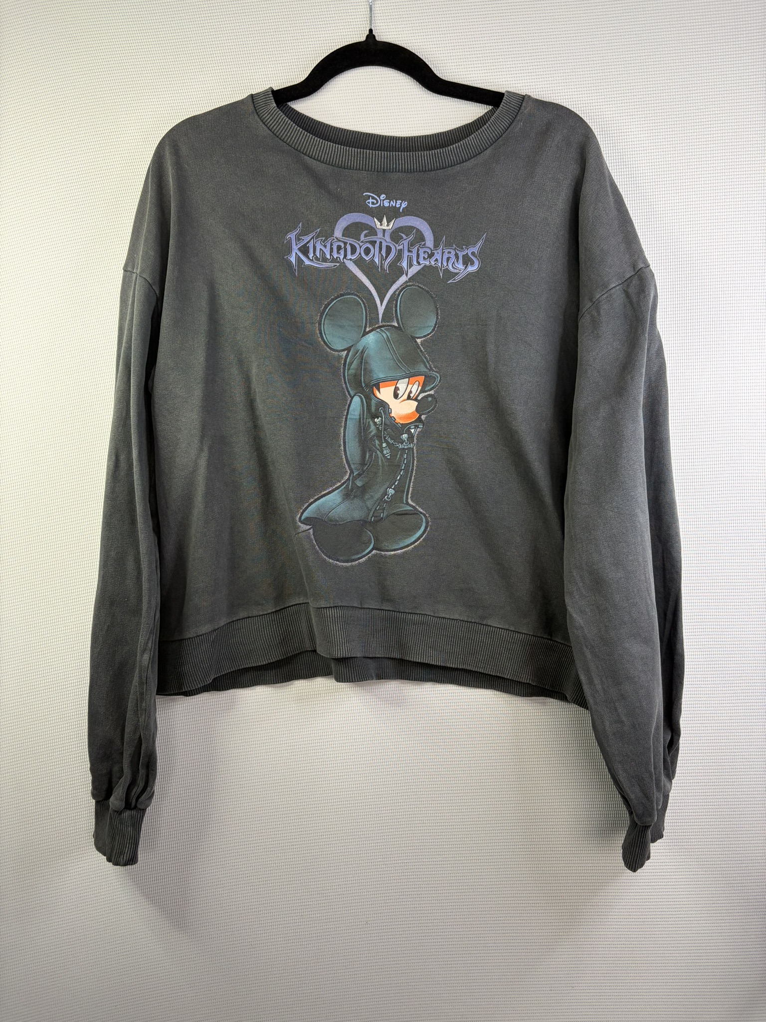 C&A Disney Kingdom Hearts Grey Cotton Sweatshirt XL