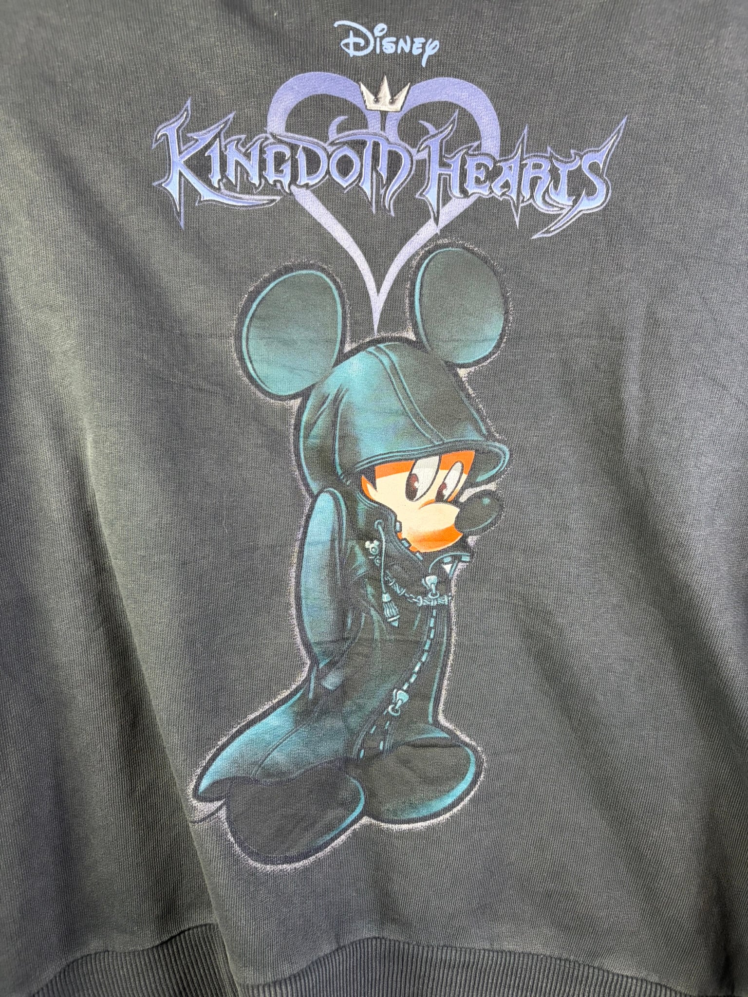 C&A Disney Kingdom Hearts Grey Cotton Sweatshirt XL image 2