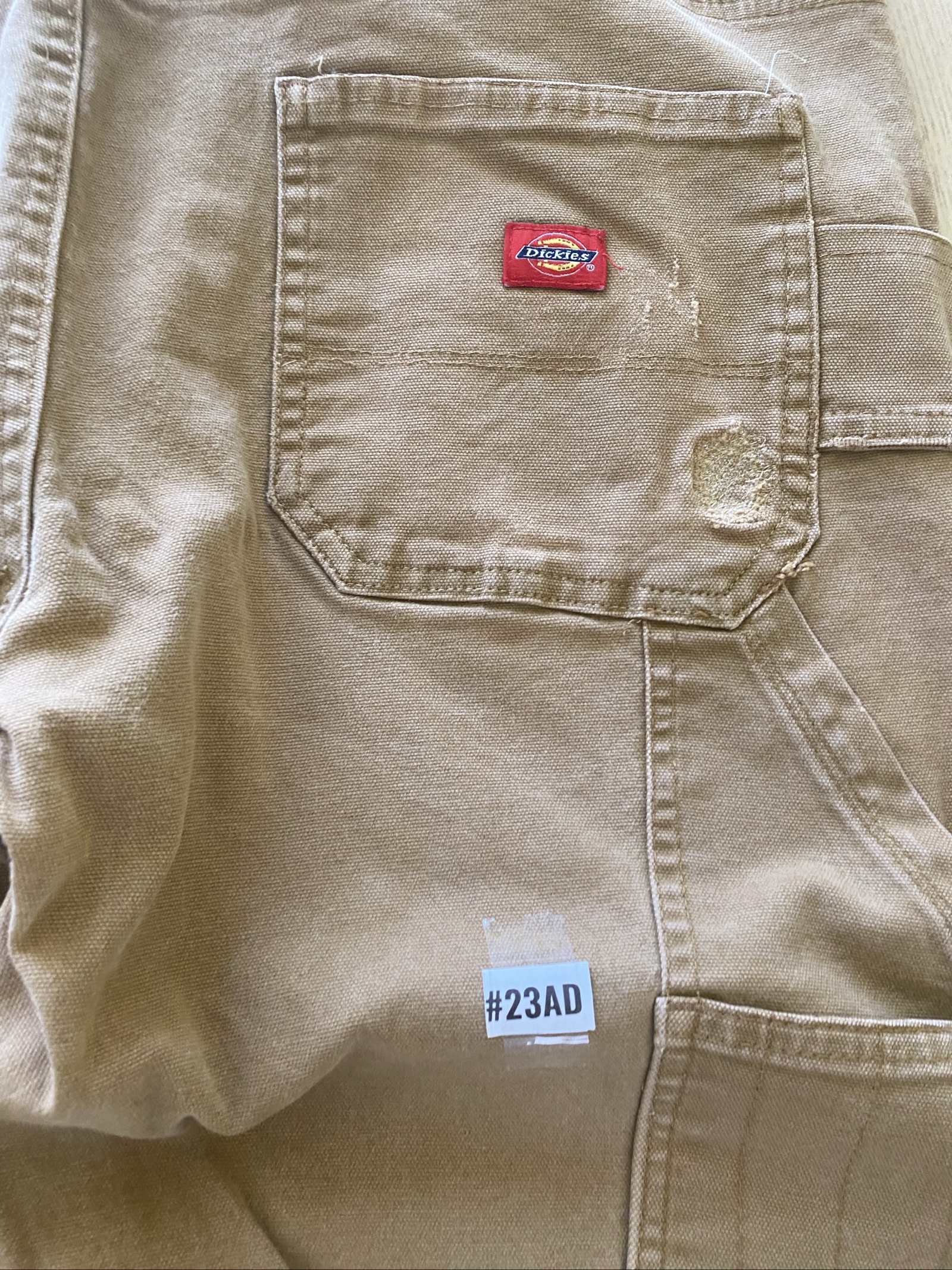 Dickies Baggy Jeans W34 L30 Brown Loose Fit Streetwear Y2K Vintage image 2