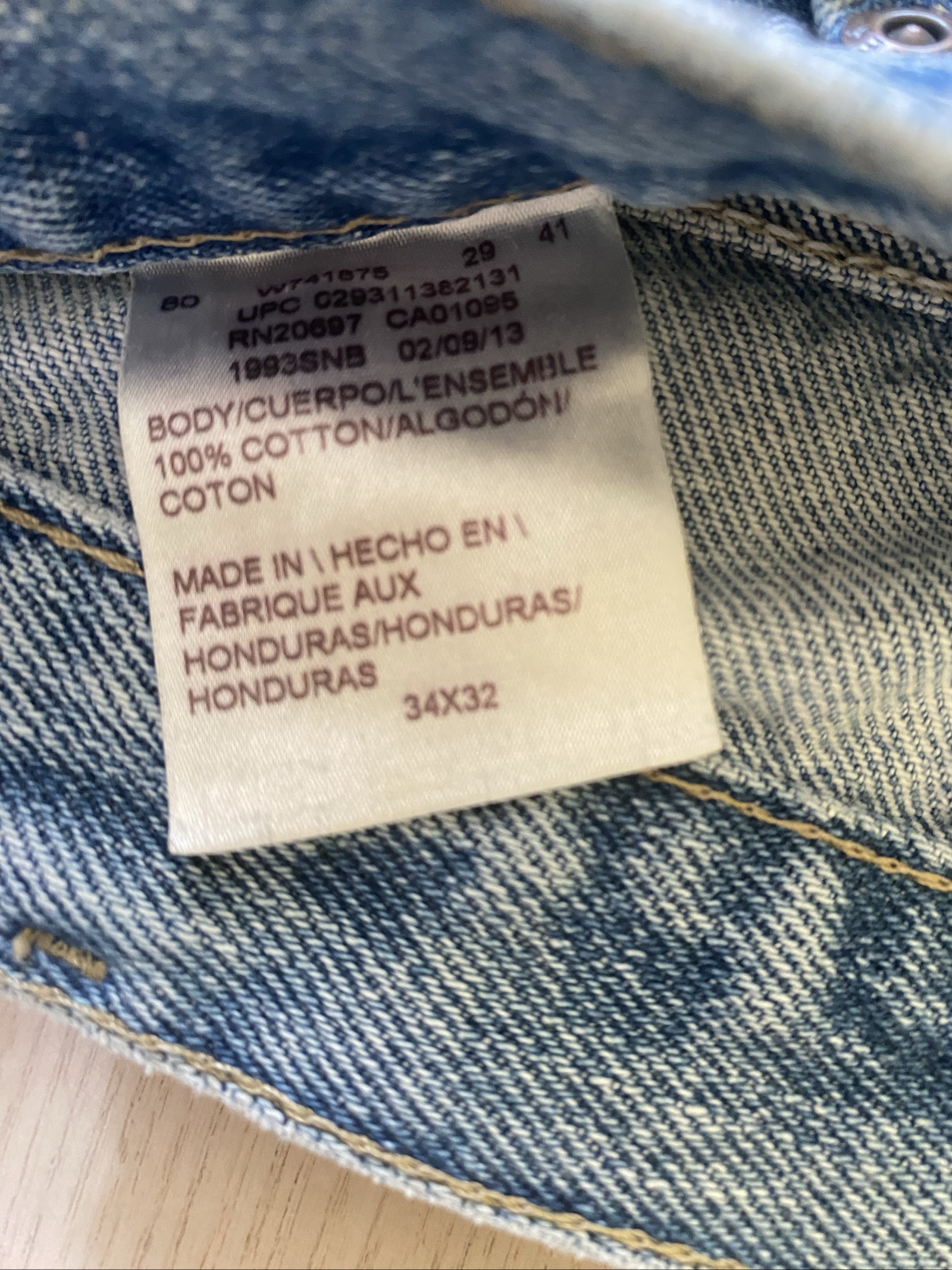 Dickies Baggy Jeans W34 L32 Blue Loose Fit Skate Y2K Vintage image 4