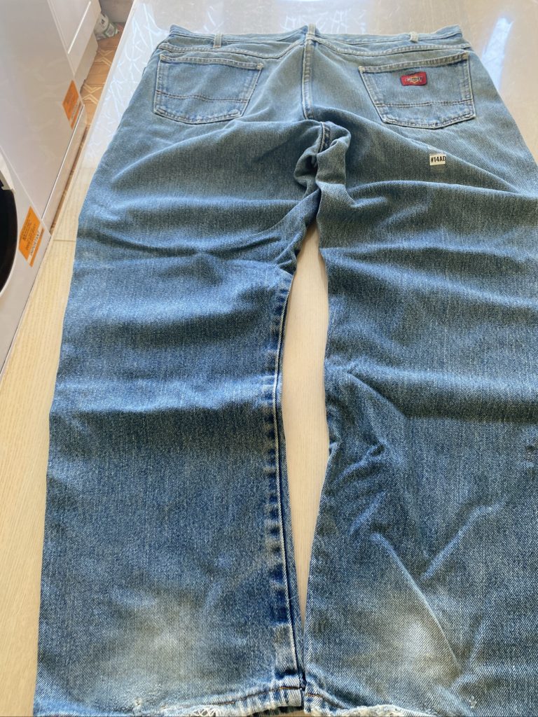 Dickies Baggy Jeans W40 L32 light Blue Loose Fit Skate Vintage #14AD