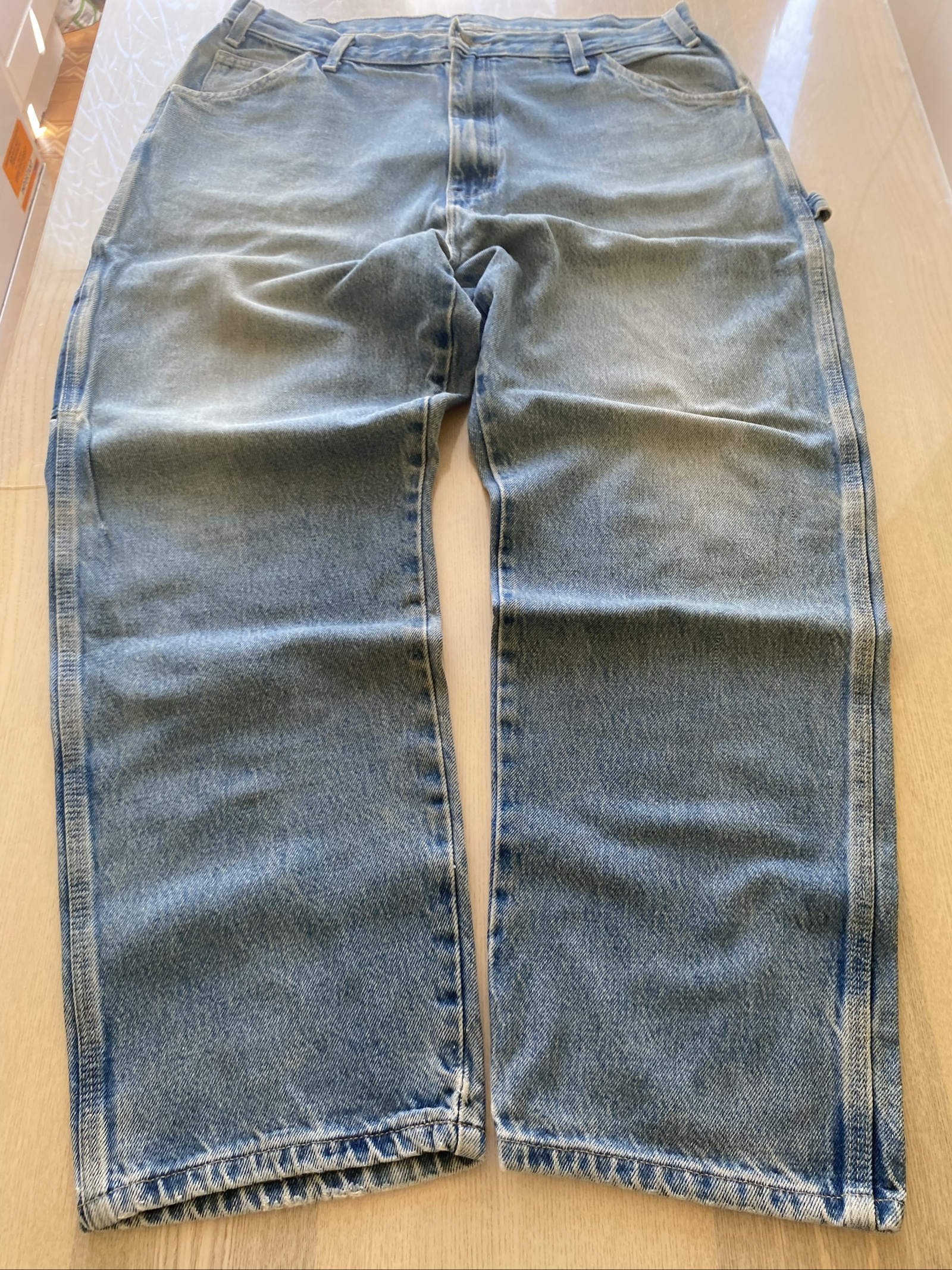 Dickies Baggy Jeans W38 L30 Blue Loose Fit Skate Vintage image 3